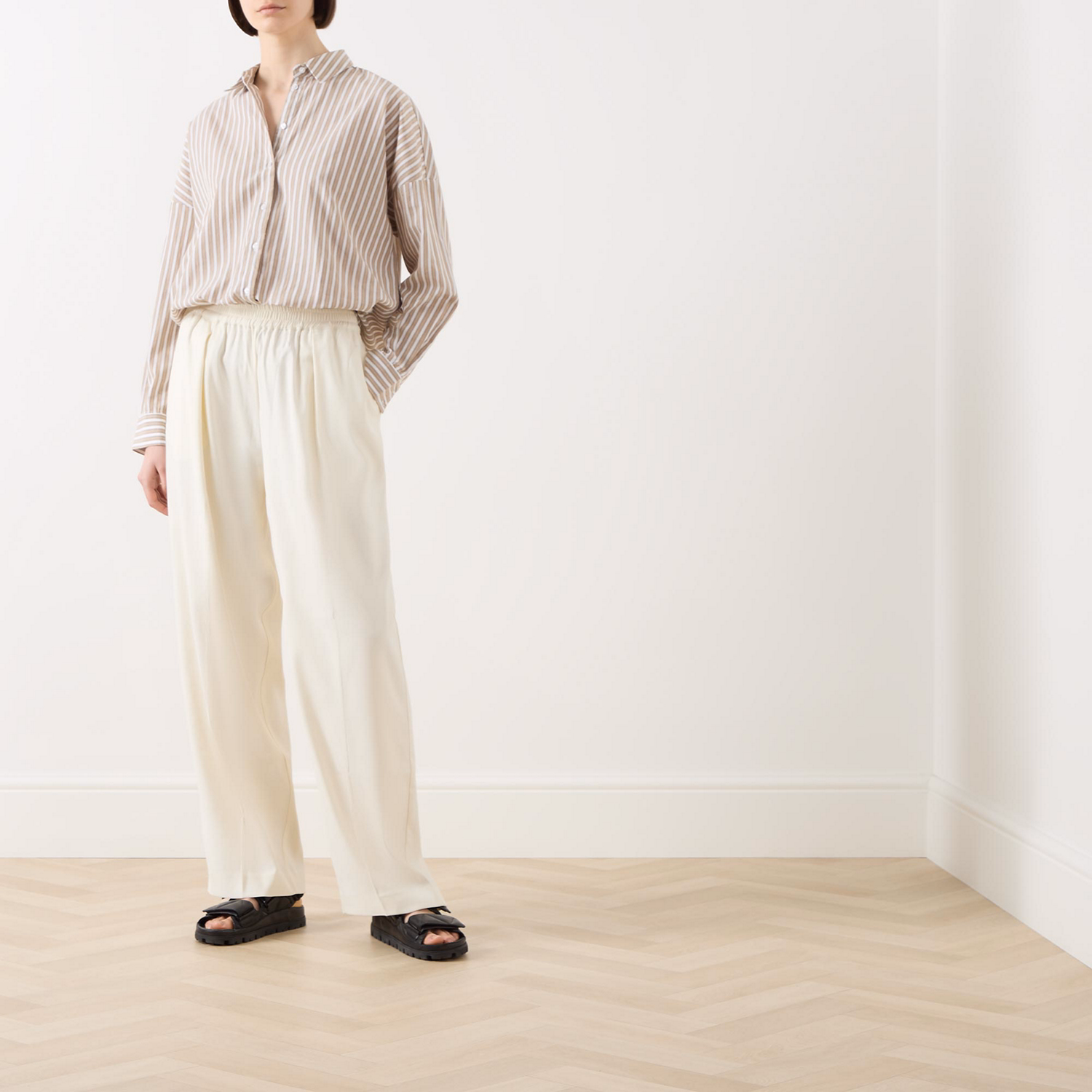 Julia High-Rise Wide Leg Trousers