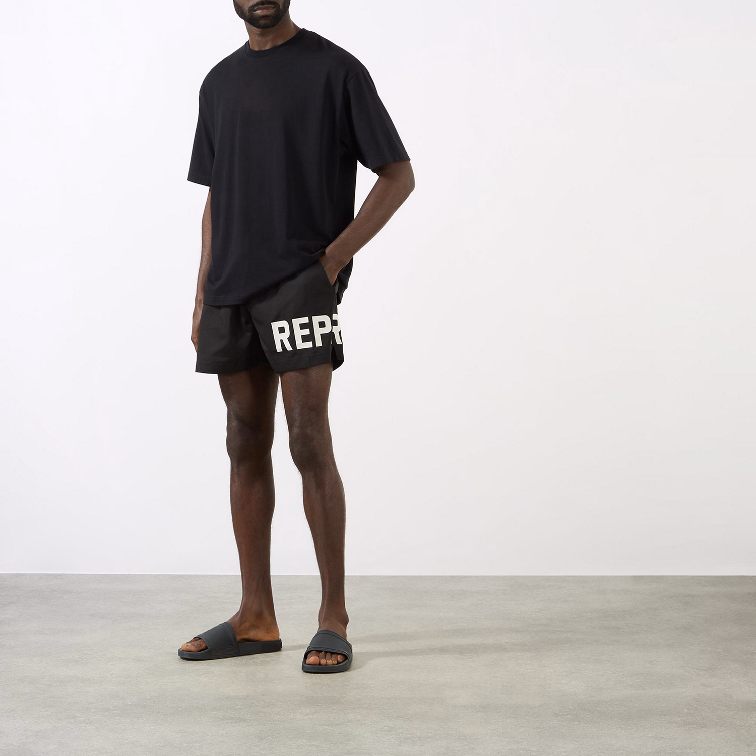 Logo Drawstring Swim Shorts