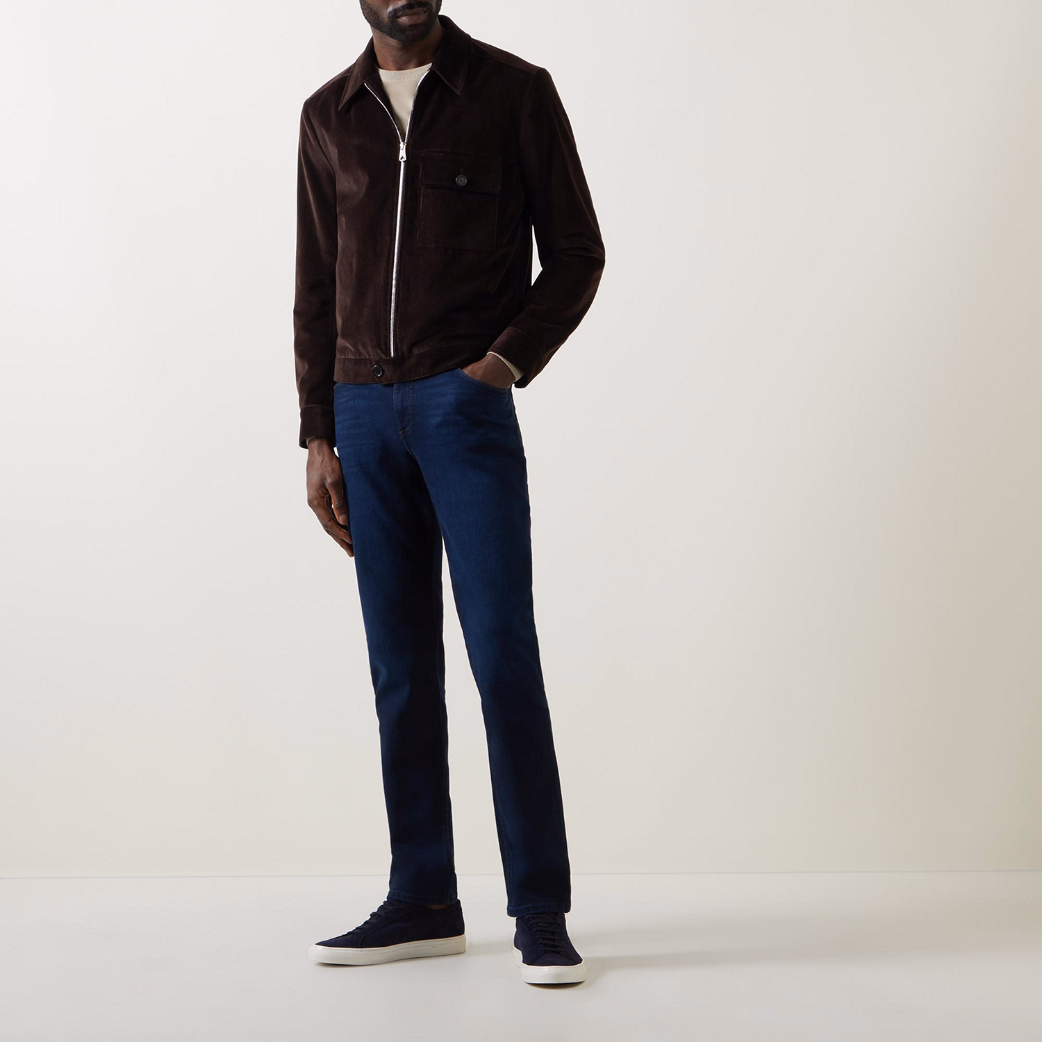 Nevada Mid-Rise Slim Leg Jeans