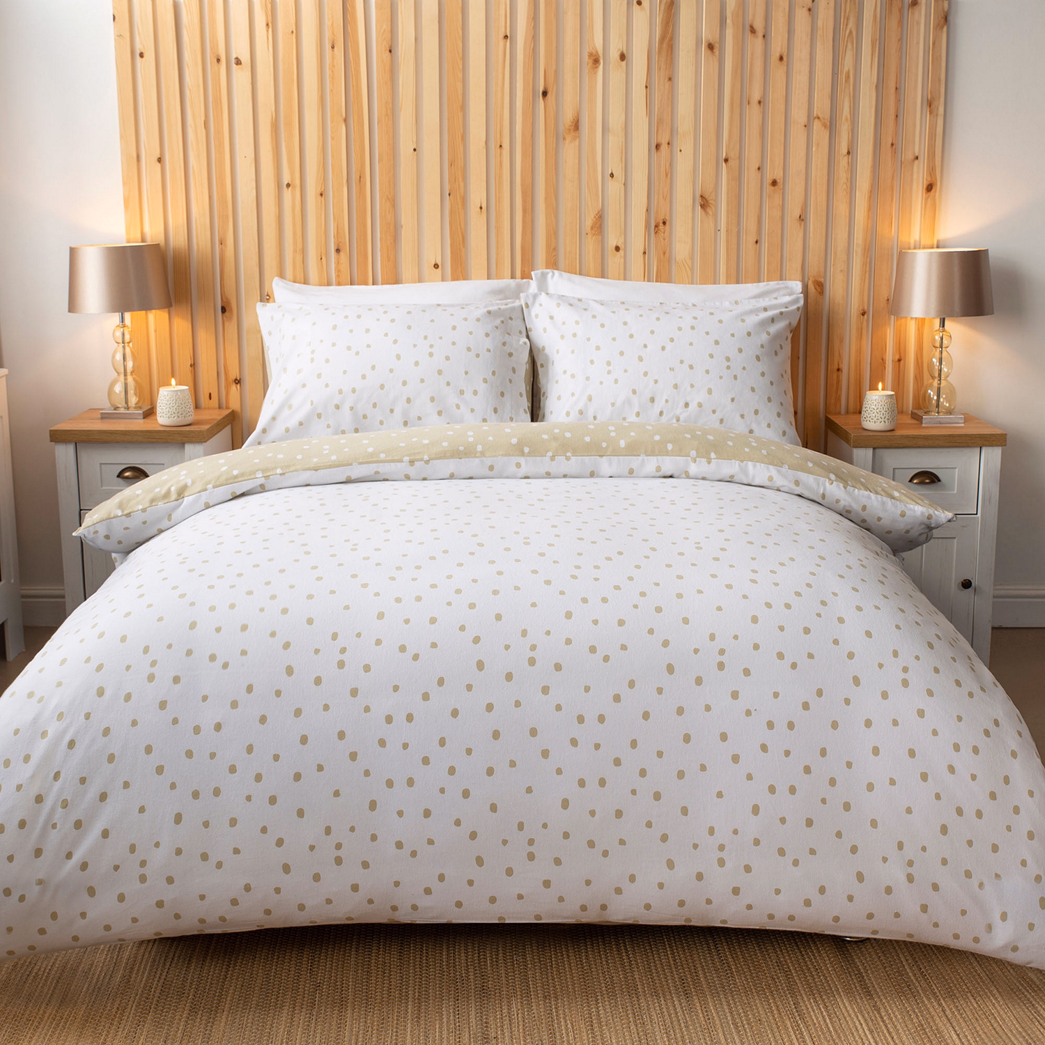 Snowfall Duvet Set Cream