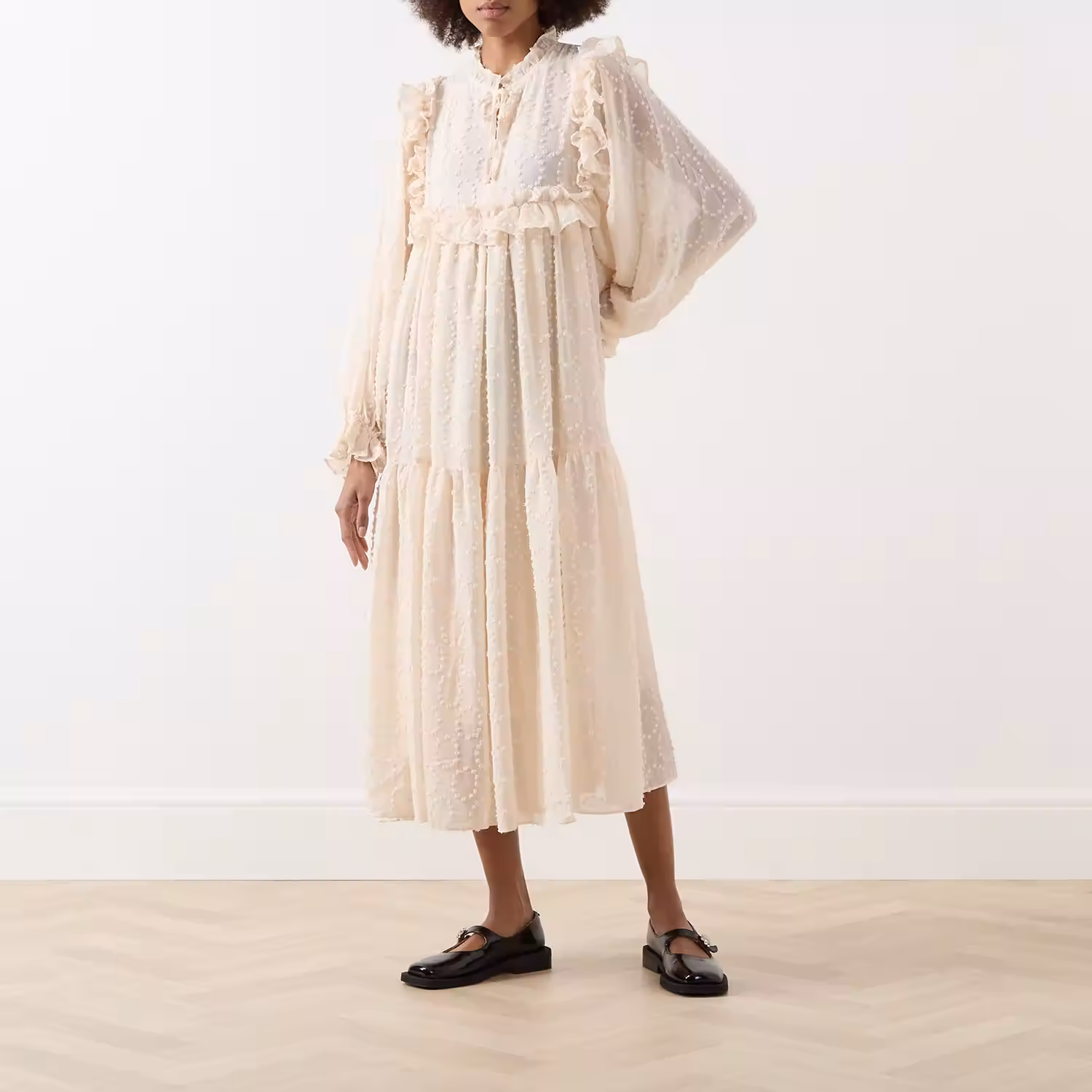 Iza Joe Flounce Dress