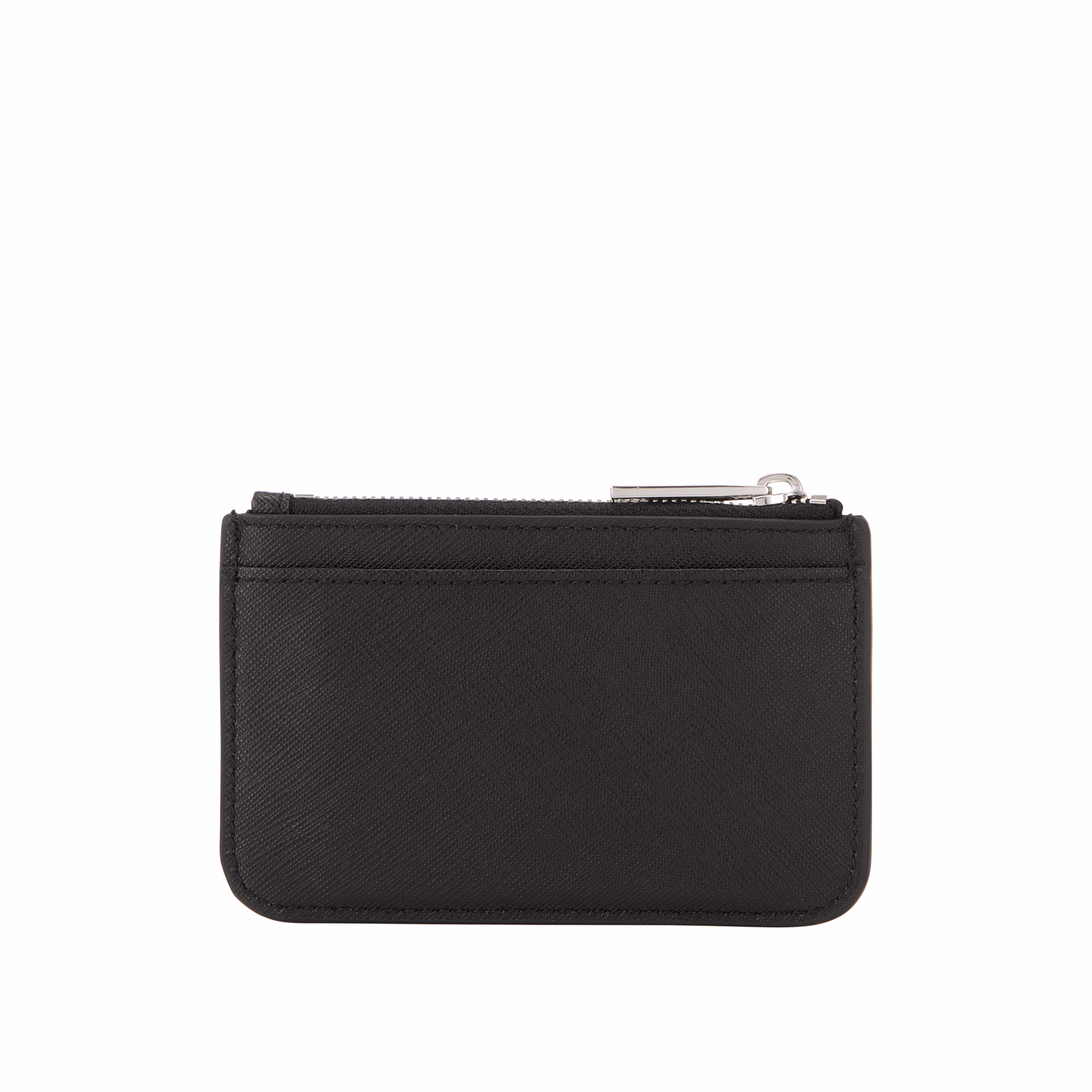 Zair Zip-Fastening Leather Cardholder