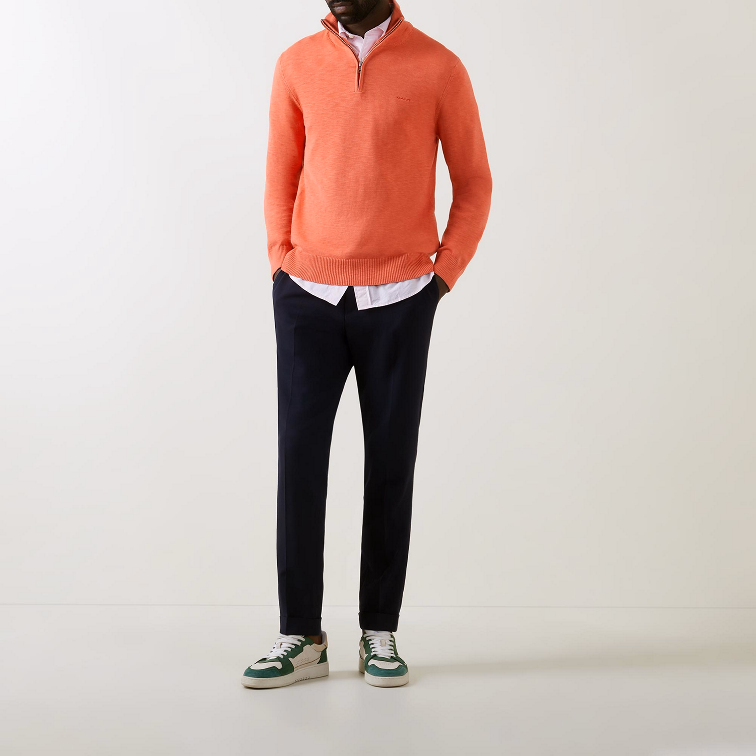 Logo Half-Zip Sweater