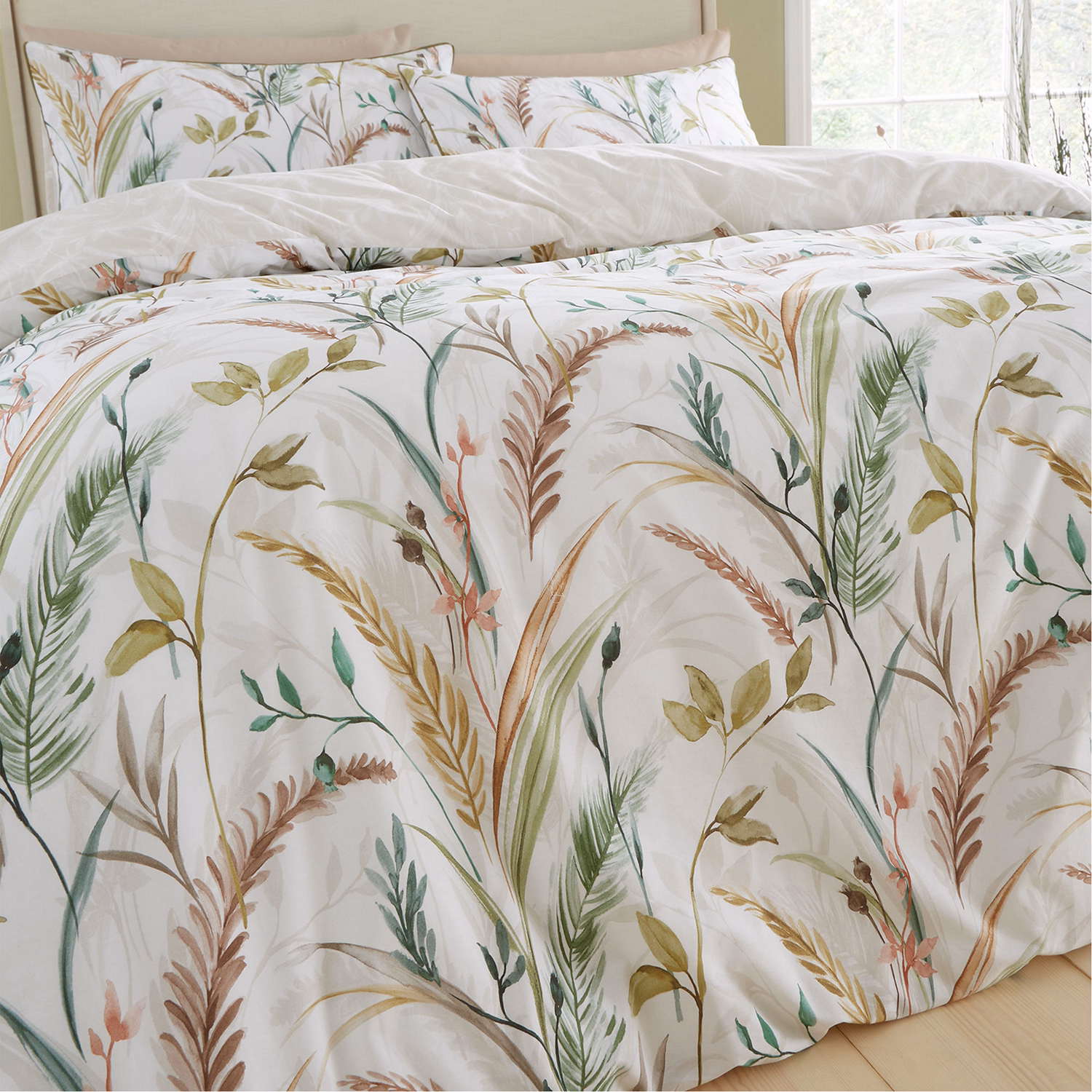 Ornamental Grasses Duvet Set Natural