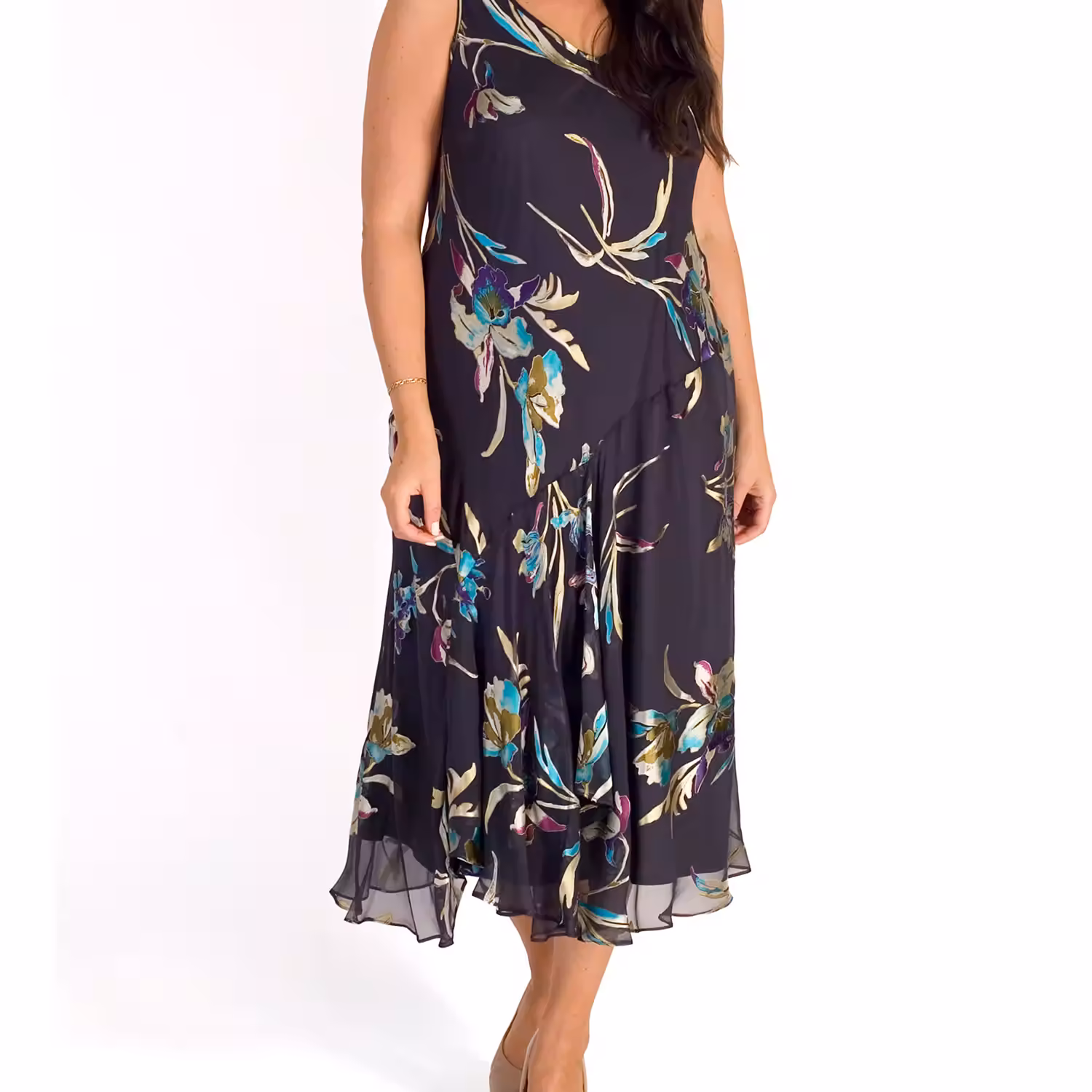 Floral Ruffled Dress