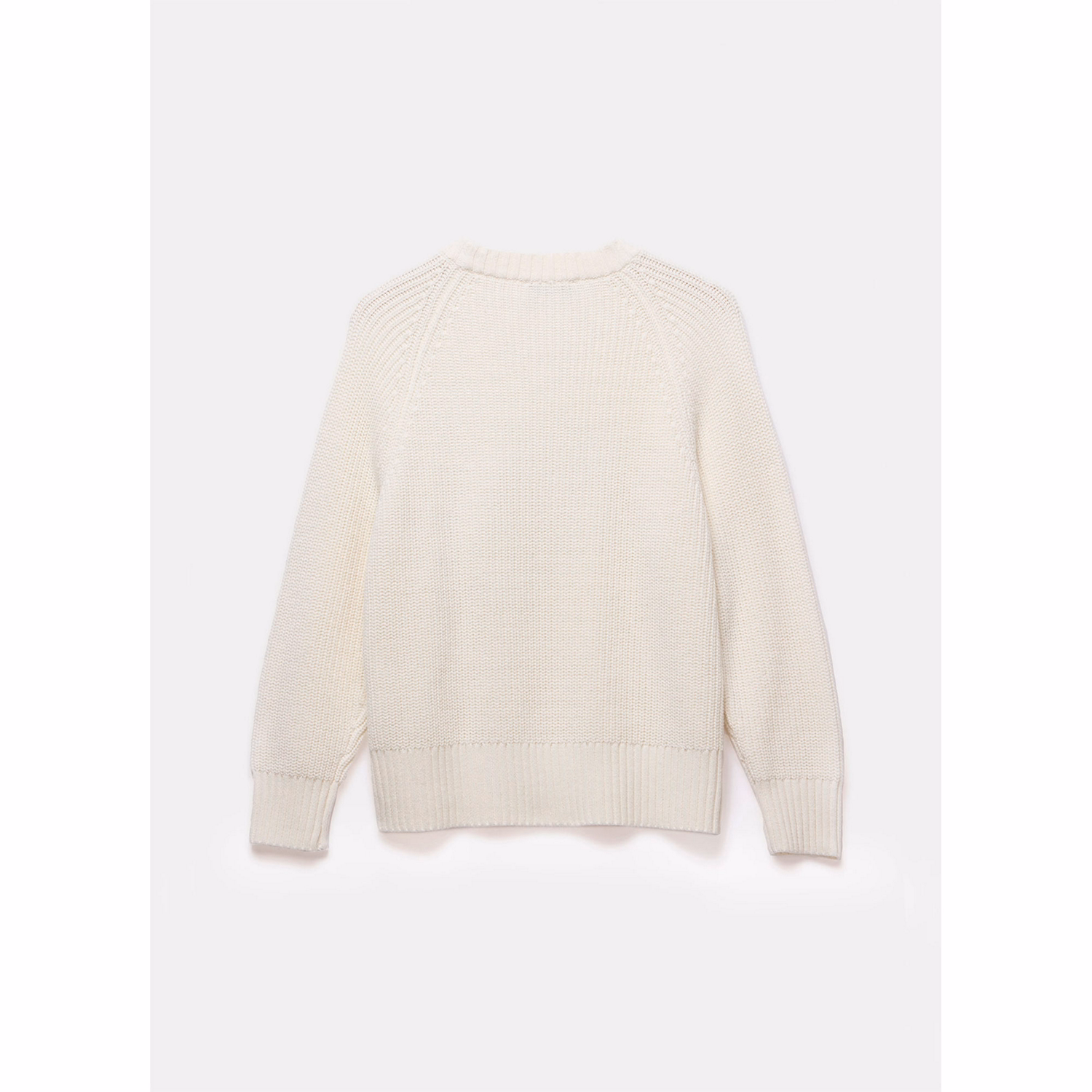 Ribbed Flower Sweater