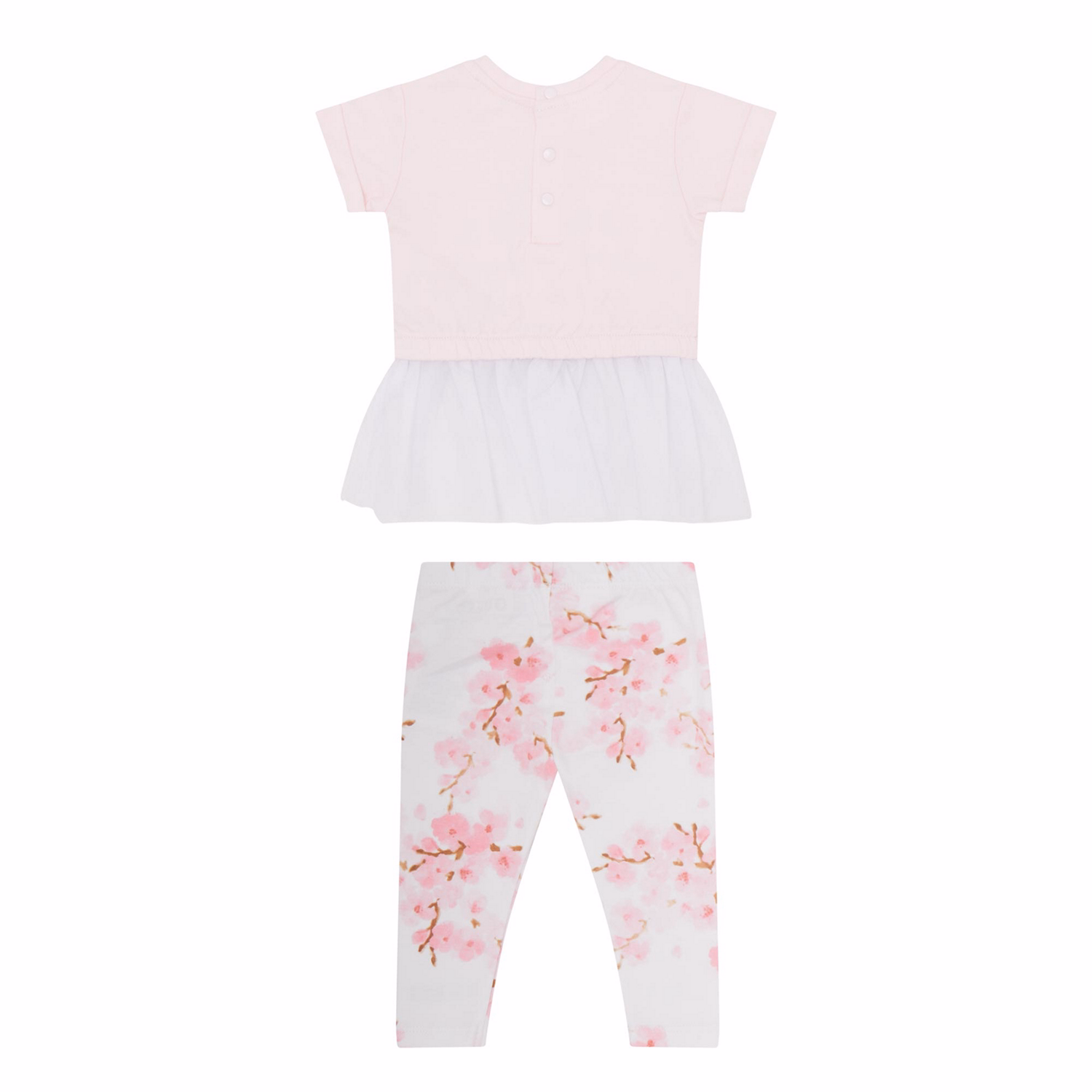 Two-Piece Floral Top and Leggings Set