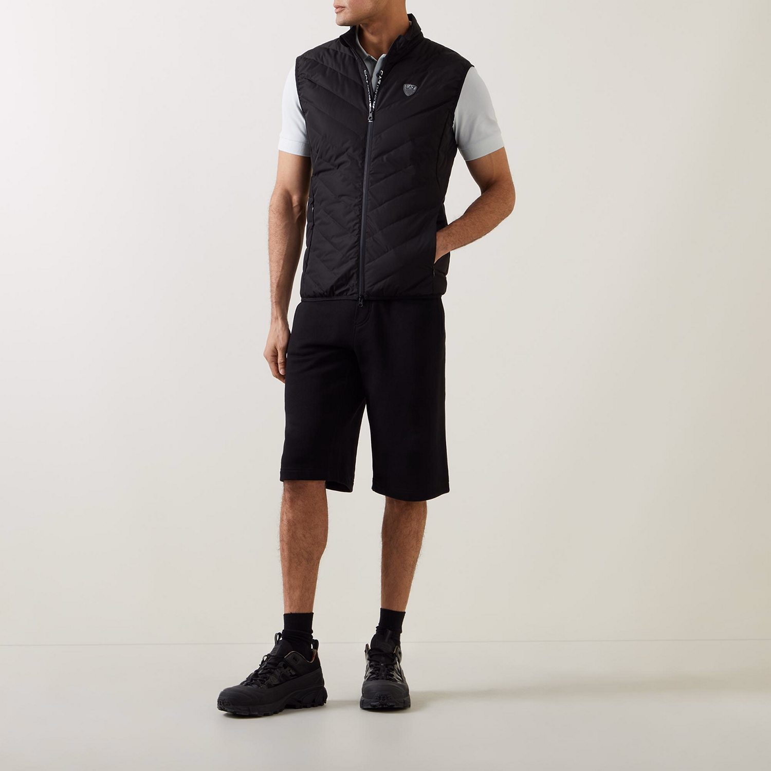 Chevron Quilted Gilet