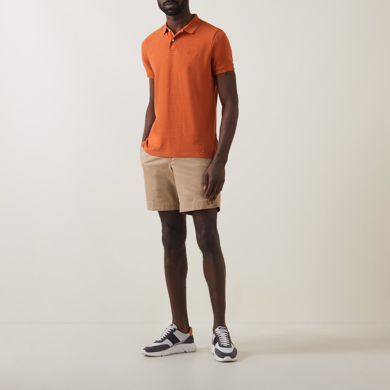 Logo Pique Polo Shirt