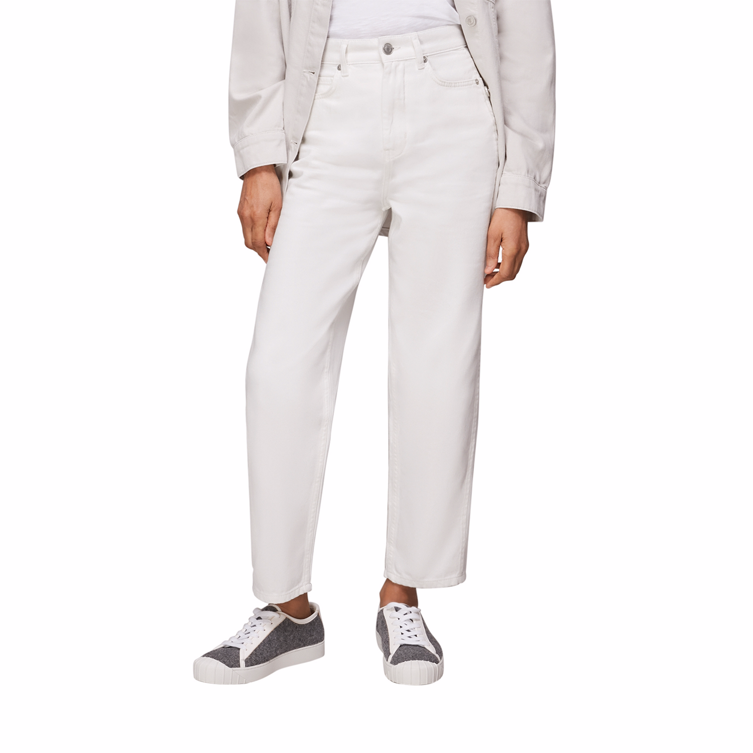 High Waist Barrel Leg Jeans