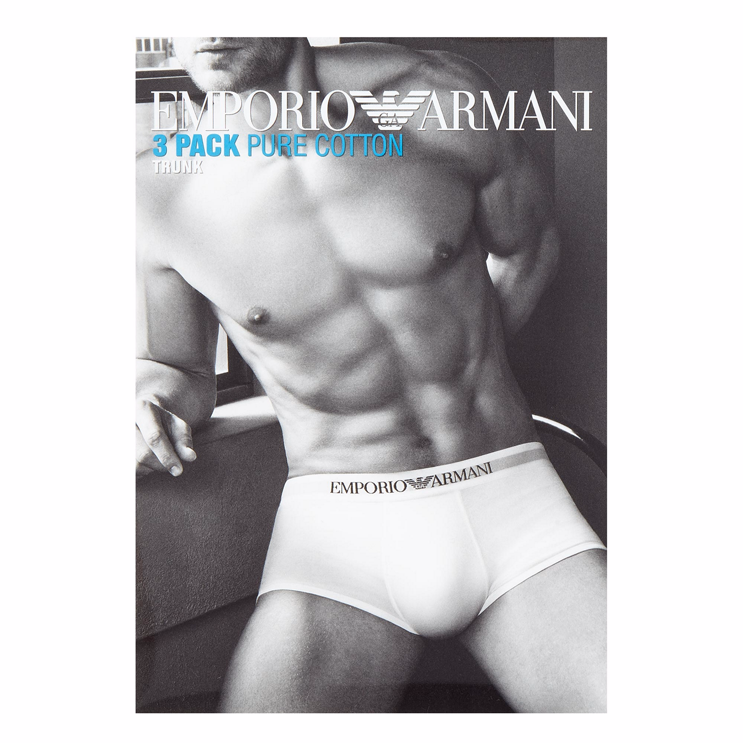 Three-Pack Pure Cotton Boxer Trunks