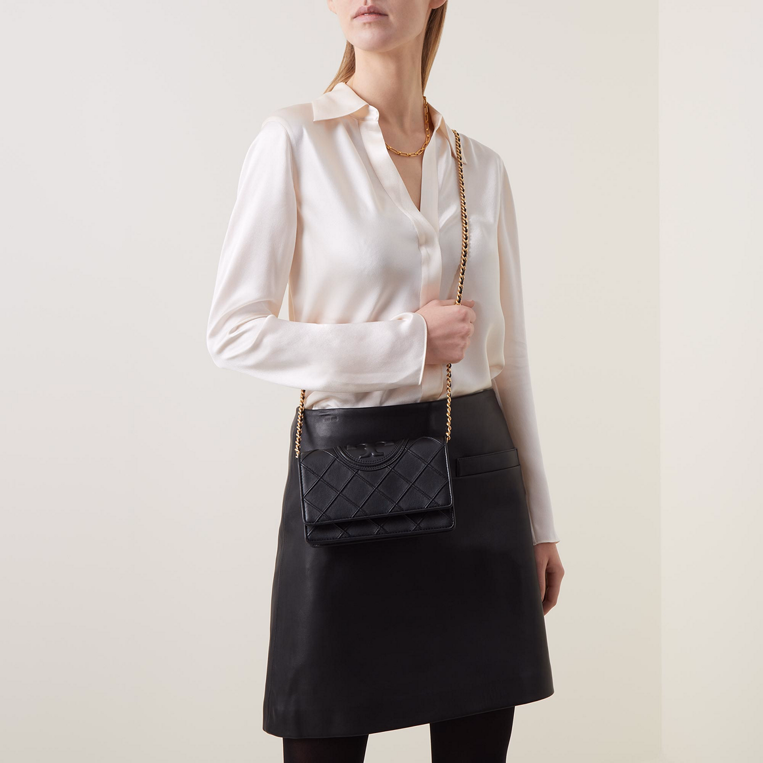 Fleming Soft Chain Wallet Crossbody Bag