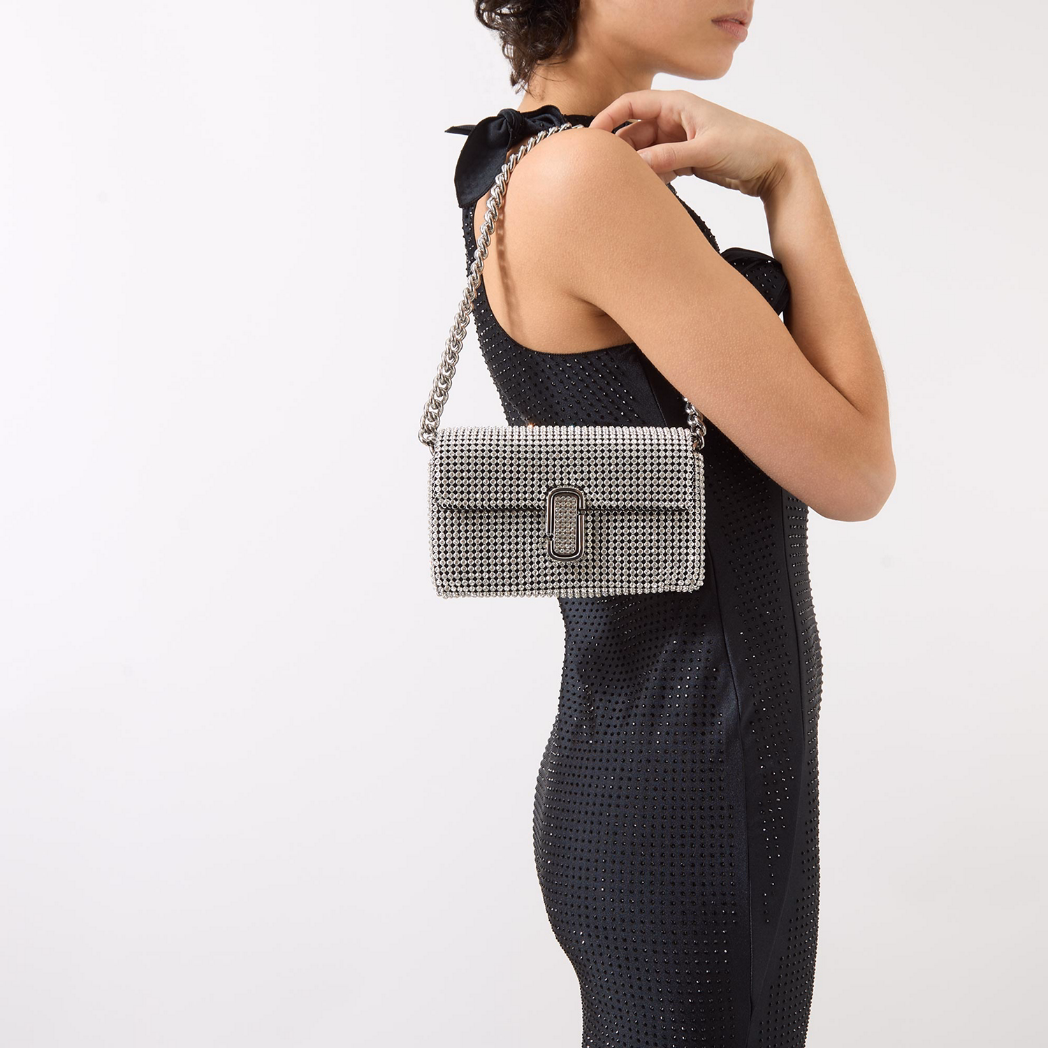The Rhinestone J Marc Mini Shoulder Bag