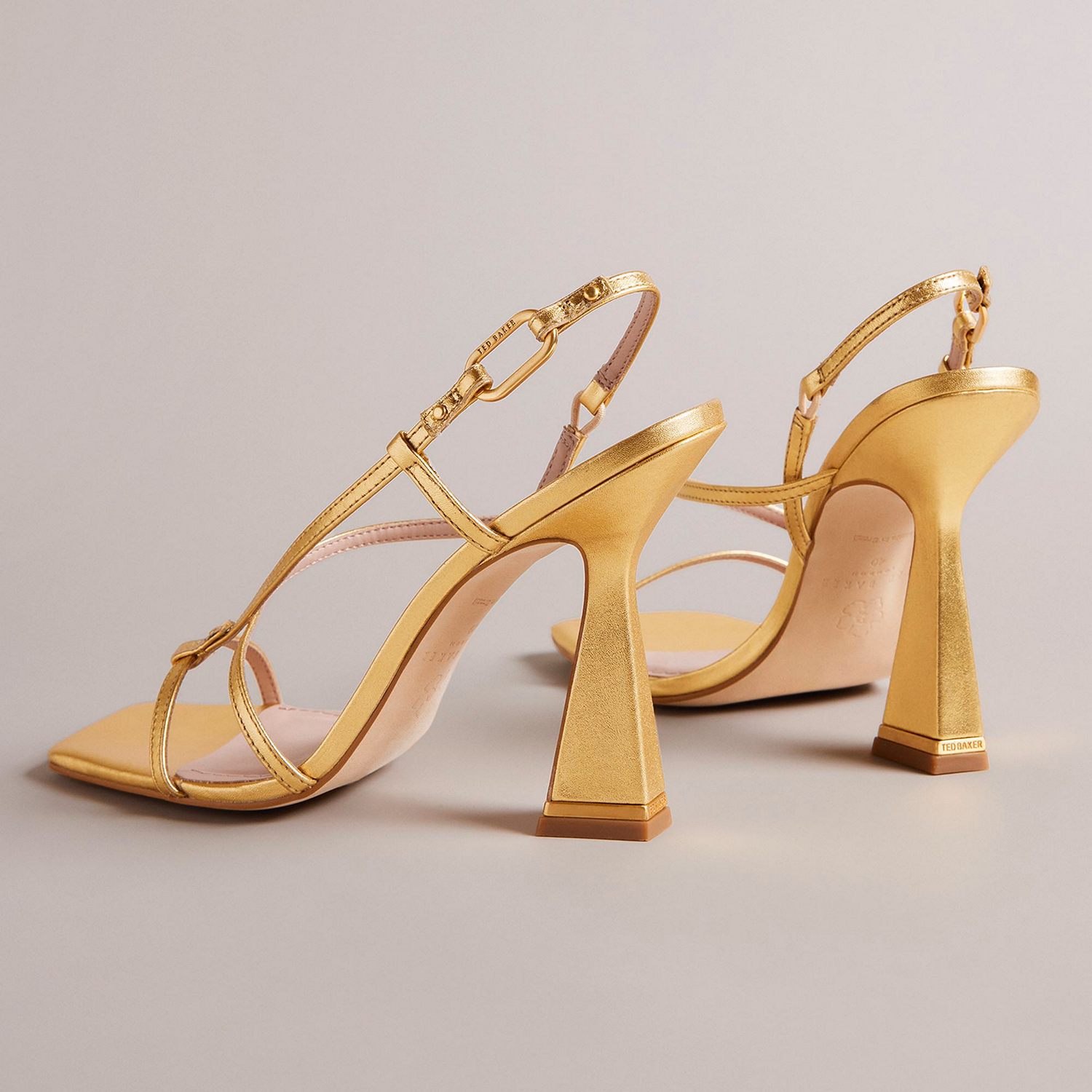 Cayena Strappy Geometric Heeled Sandals