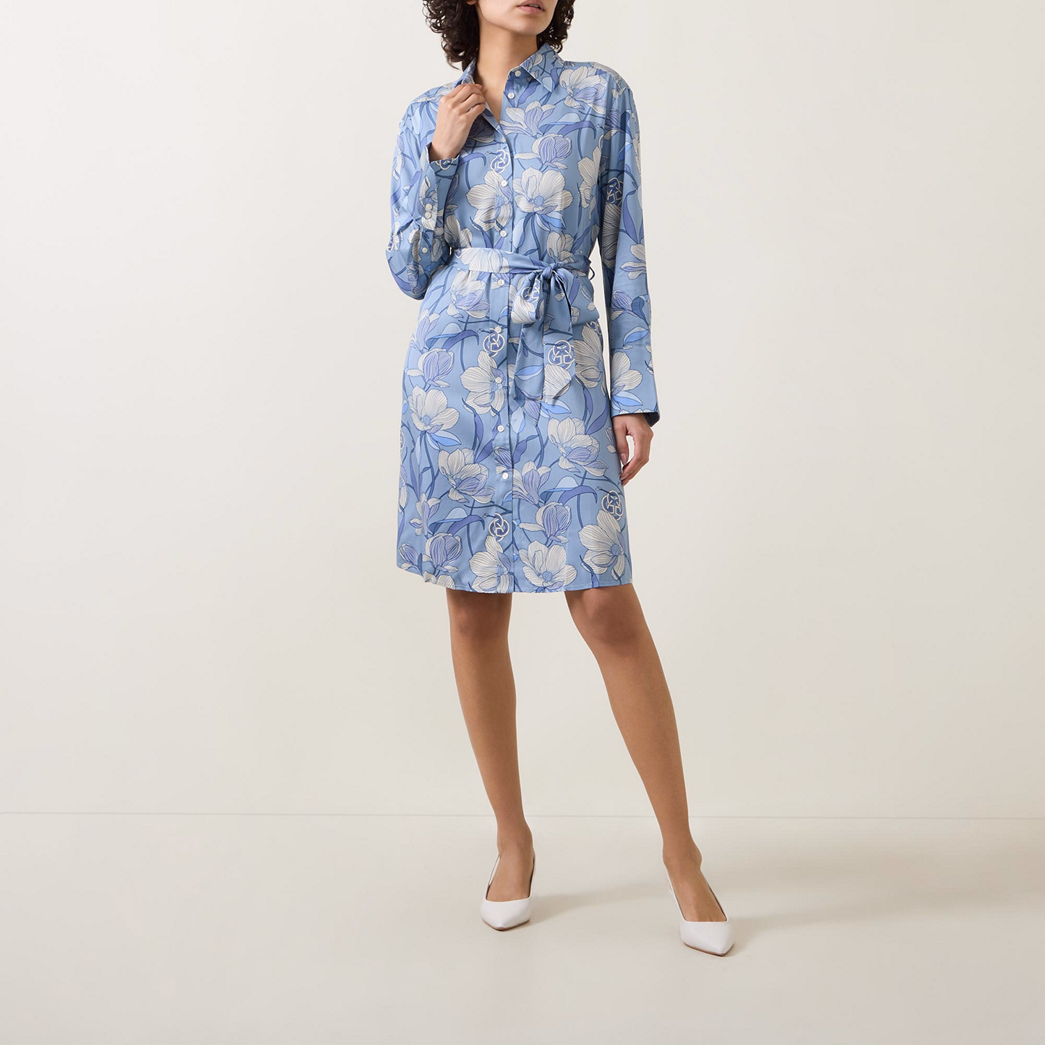 Magnolia Belted Shirt Dress