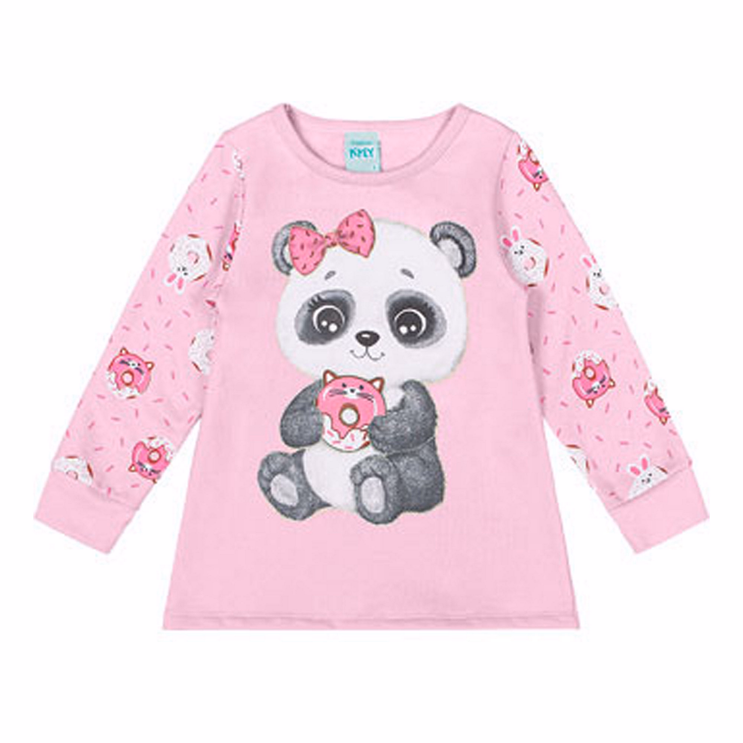 Two-Piece Panda Pyjamas Set