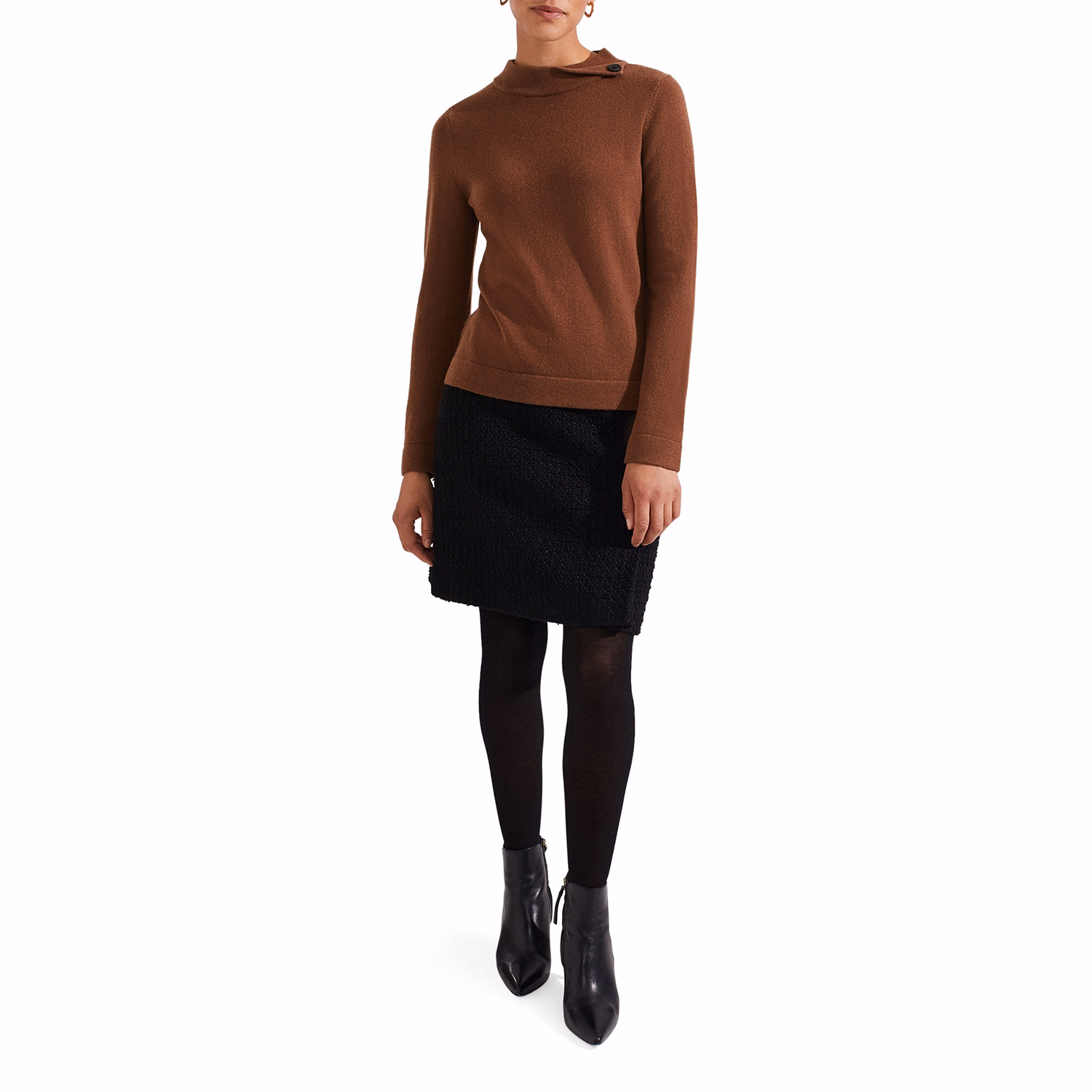 Talia Button-Detail Sweater