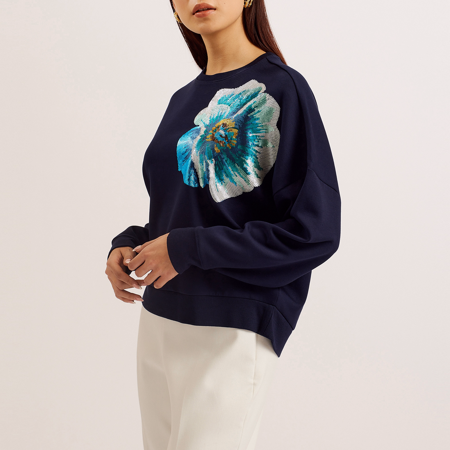 Bayleyy Sequin-Embellished Sweatshirt