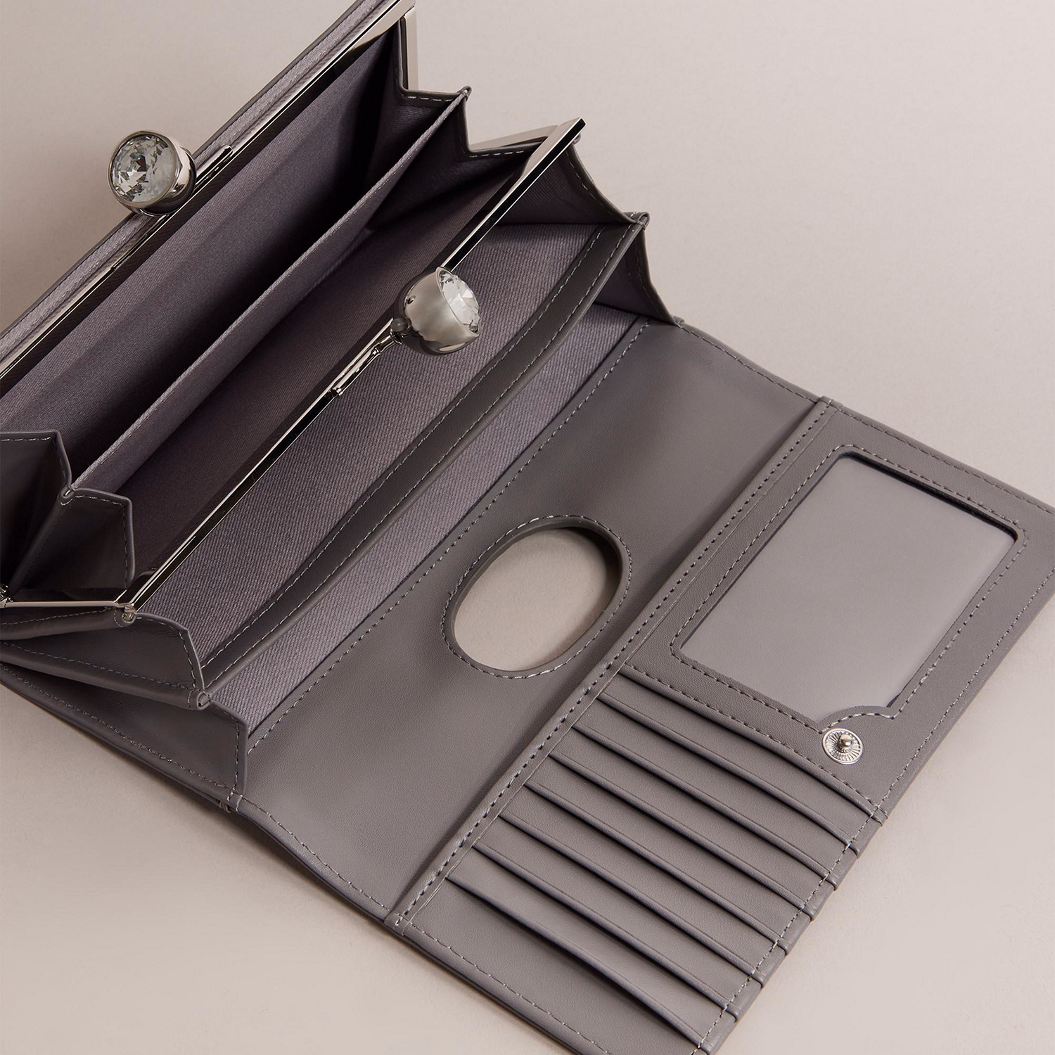 Rosyela Croc-Embossed Large Bobble Purse