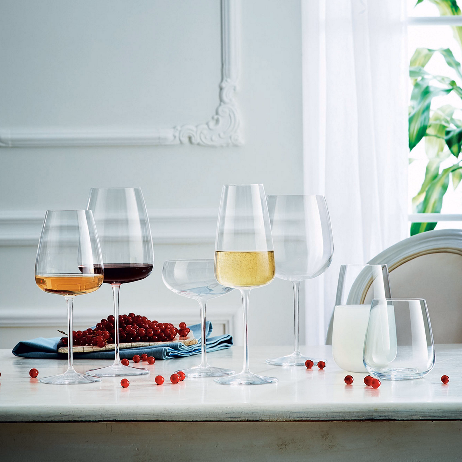 Talismano Flute 400ml Set of Four