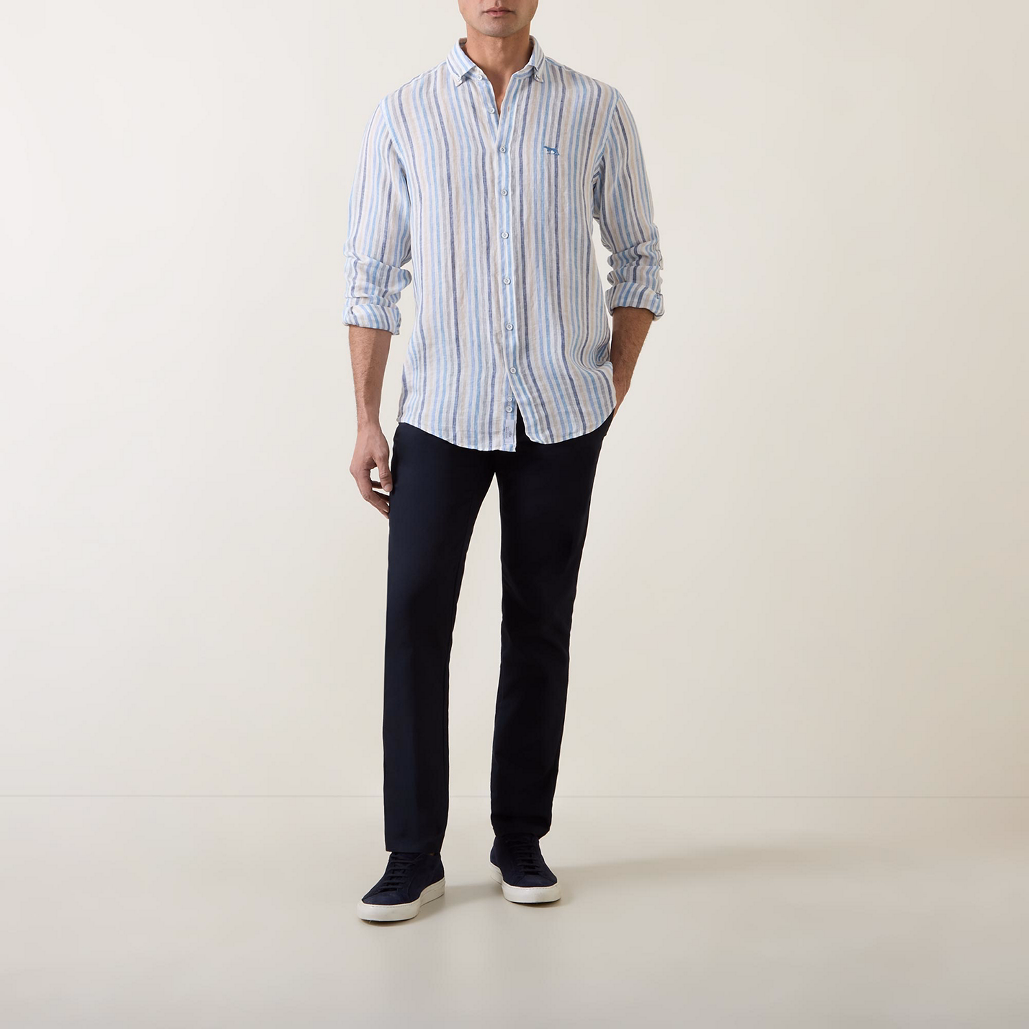 Gimmer Striped Casual Shirt