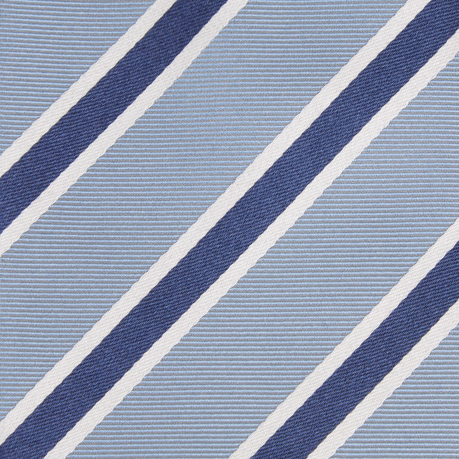 Diagonal Striped Silk Tie