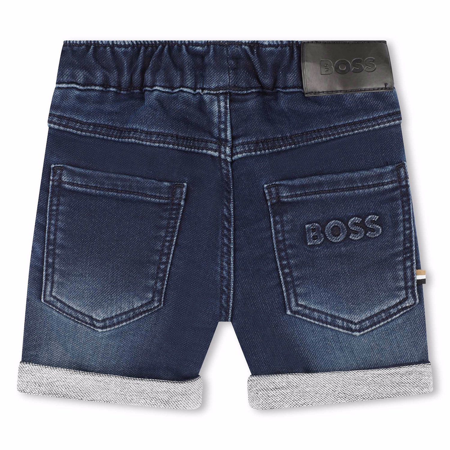 Drawstring Denim Shorts