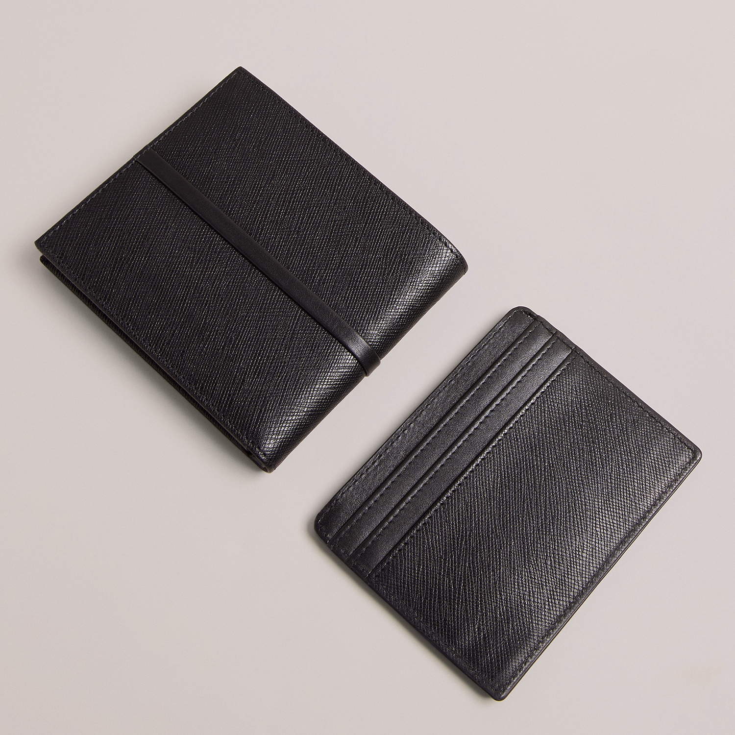 Saunder Leather Wallet and Cardholder Set of Two