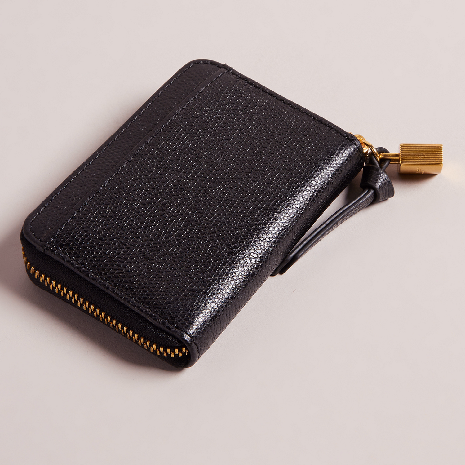 Wesmin Padlock Small Leather Purse