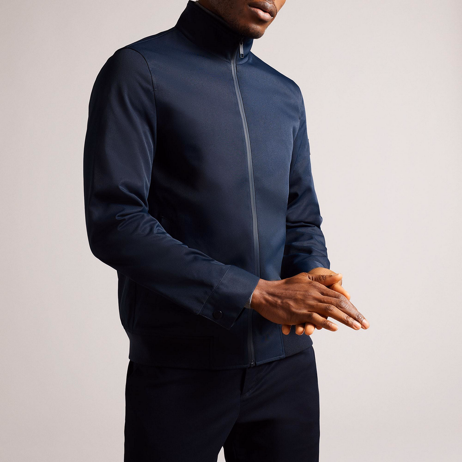 Arzona Funnel Neck Bomber Jacket