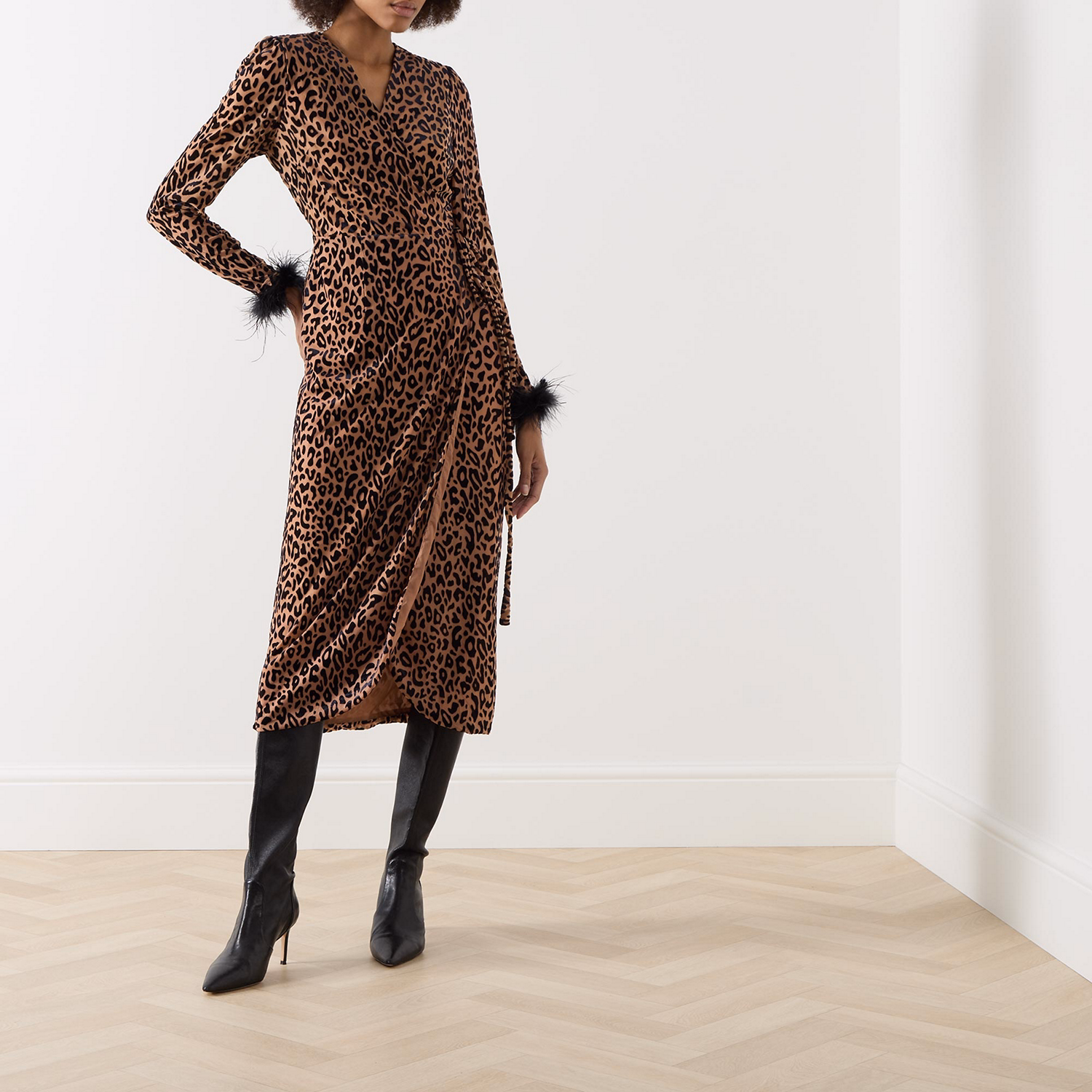 Leopard Wrap Dress