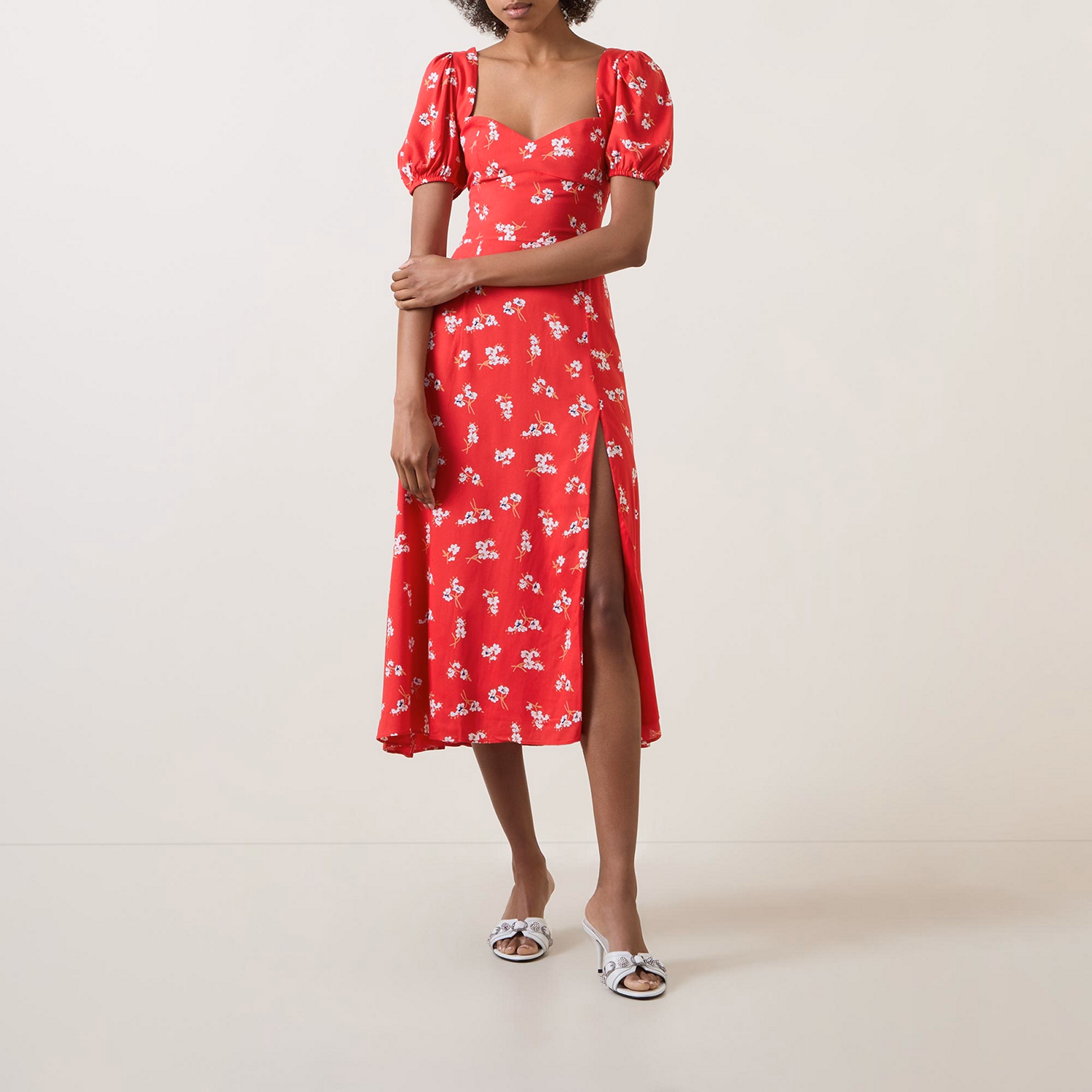 Gillian Floral Flared Dress