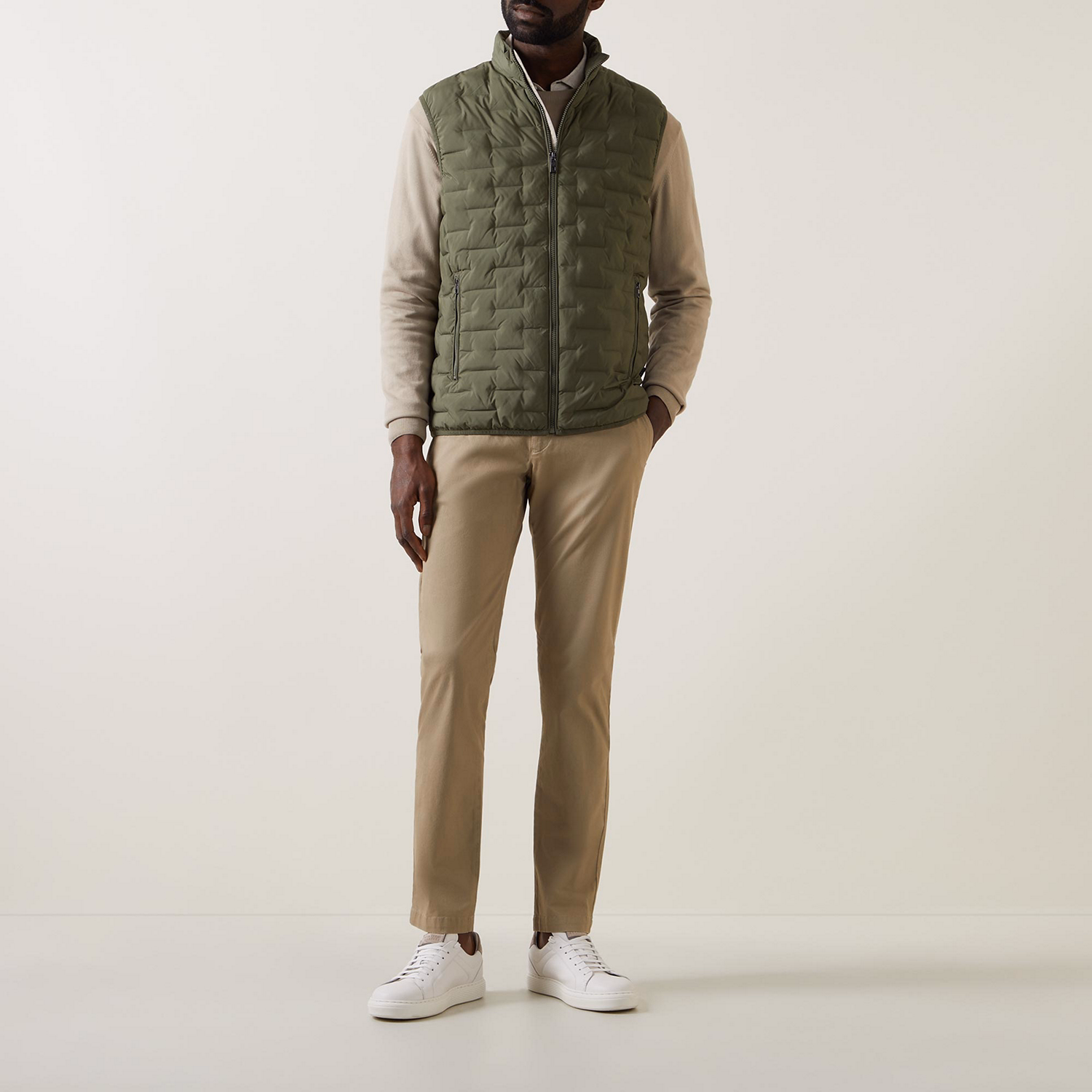 Quilted Zip-Through Gilet