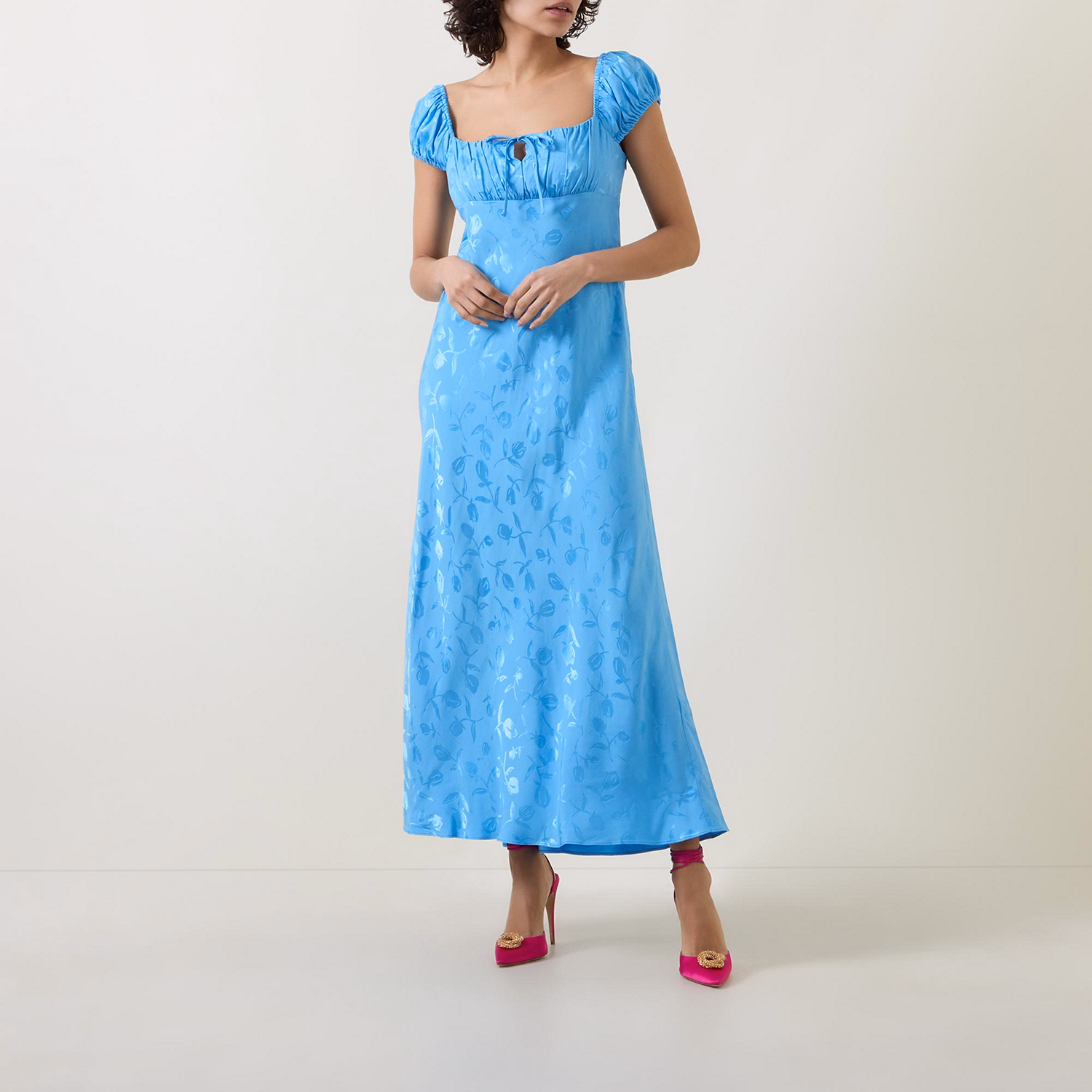 Bess Tonal Jacquard Dress