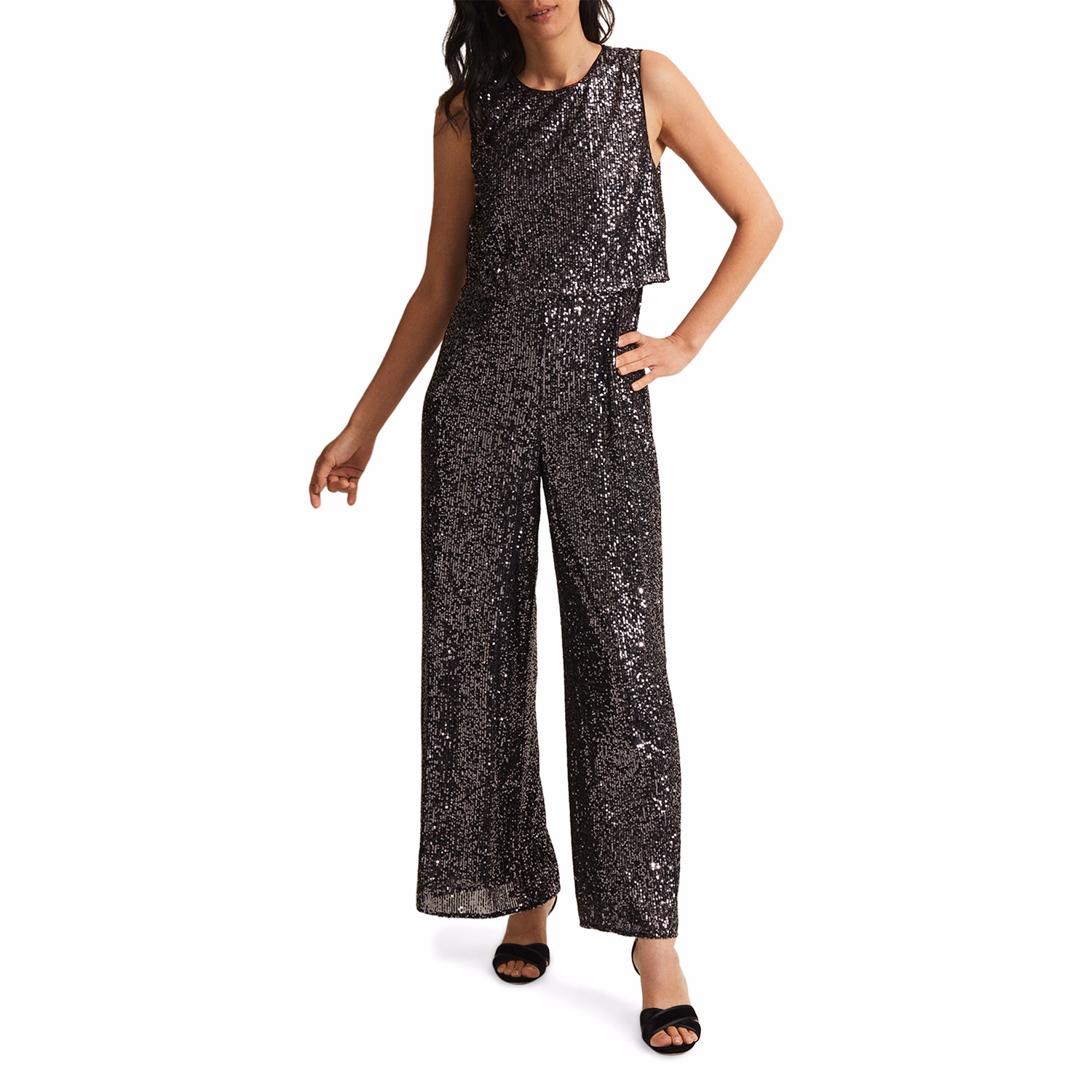 Aubrey Sequin Embellished Jumpsuit