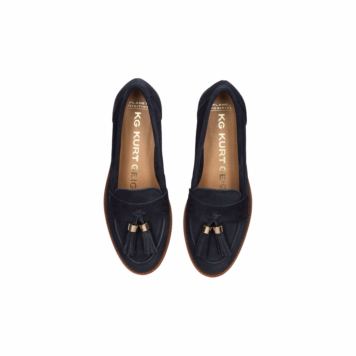 Mia Tassel-Detail Suede Loafers