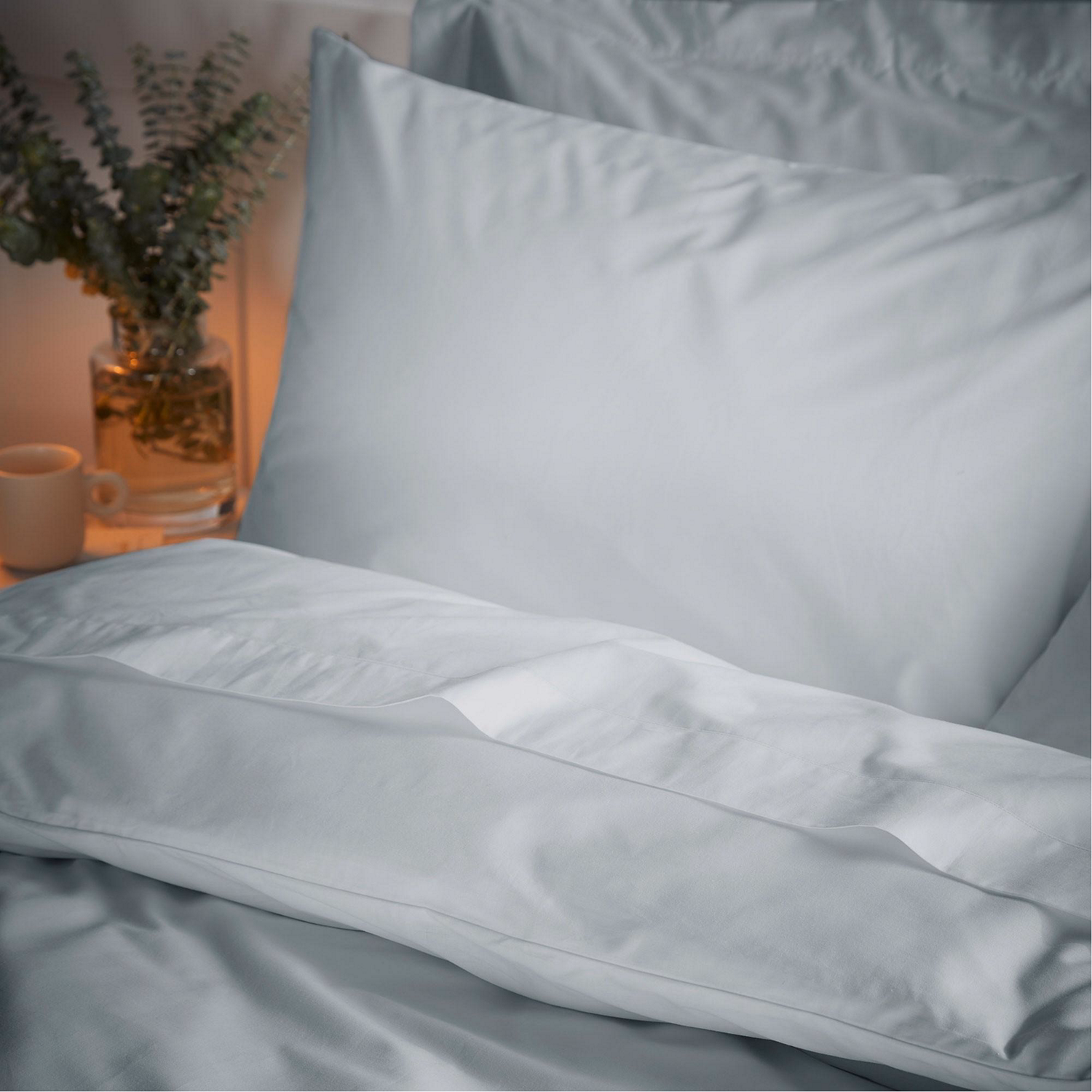 200 Thread Count Cooling Tencel Standard Pillowcase Pair Silver