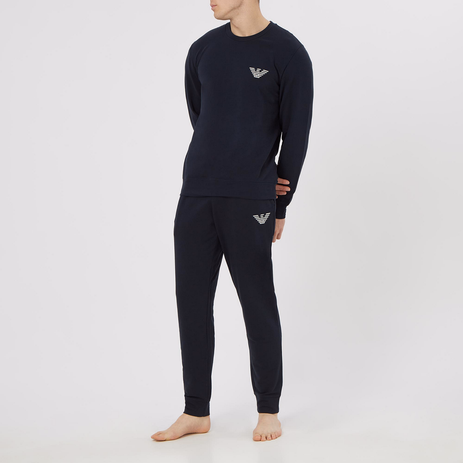 Terry Long Sleeve Loungewear Set