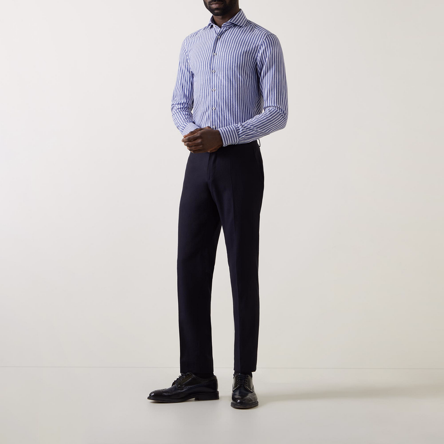 Striped Single Cuff Shirt