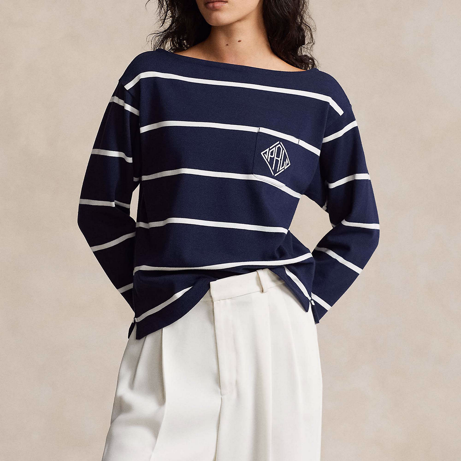 Crest Striped Top