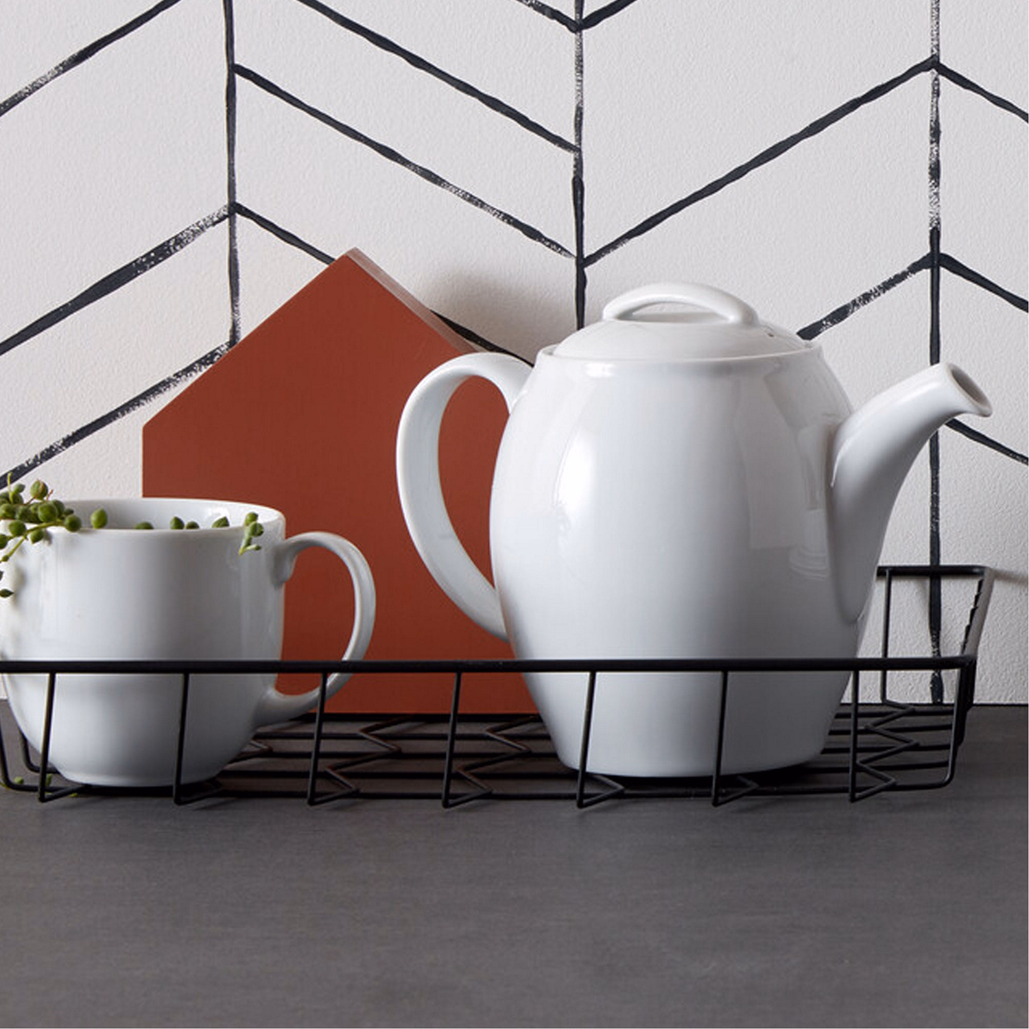 White by Denby Teapot
