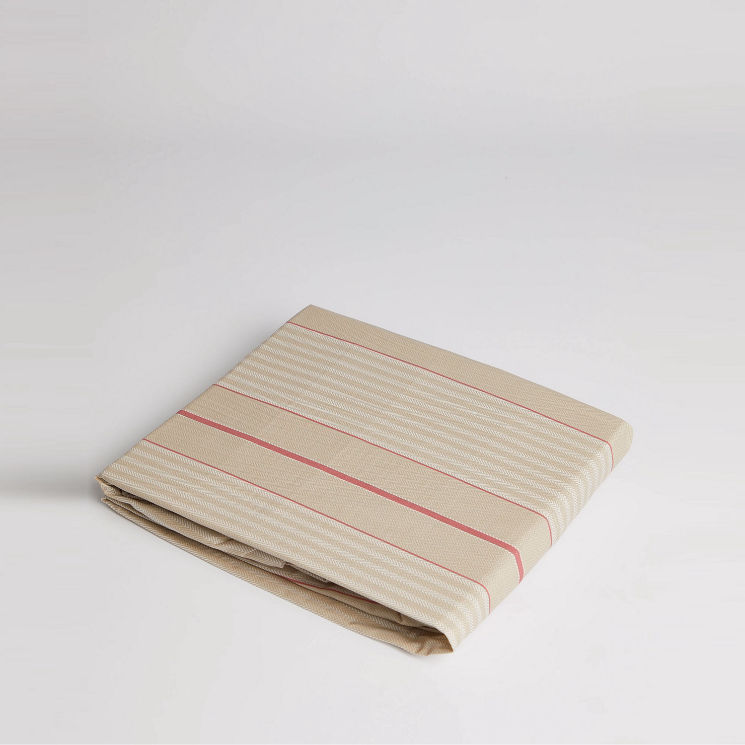 300 Thread Count Herringbone & Stripe Fitted Sheet