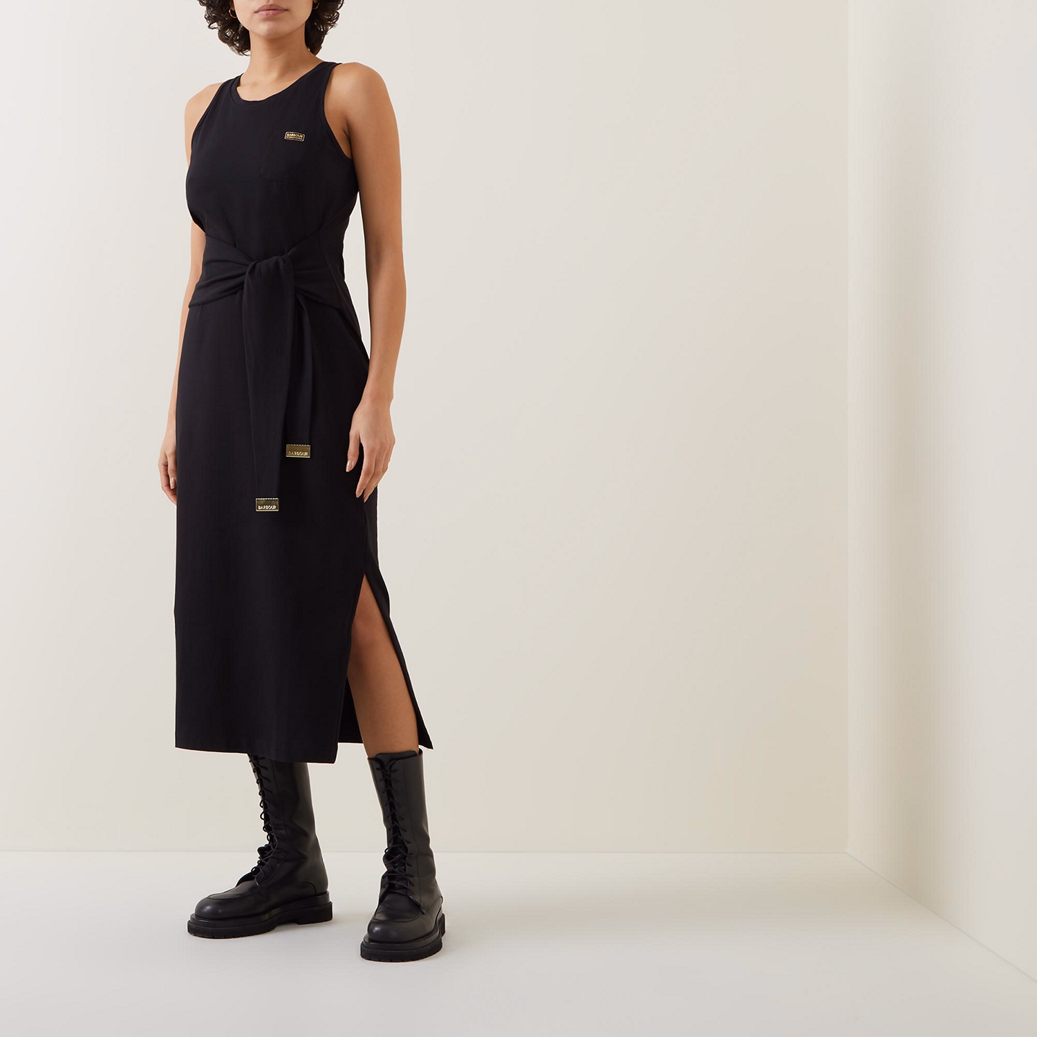 Morgan Core Logo Belted Dress