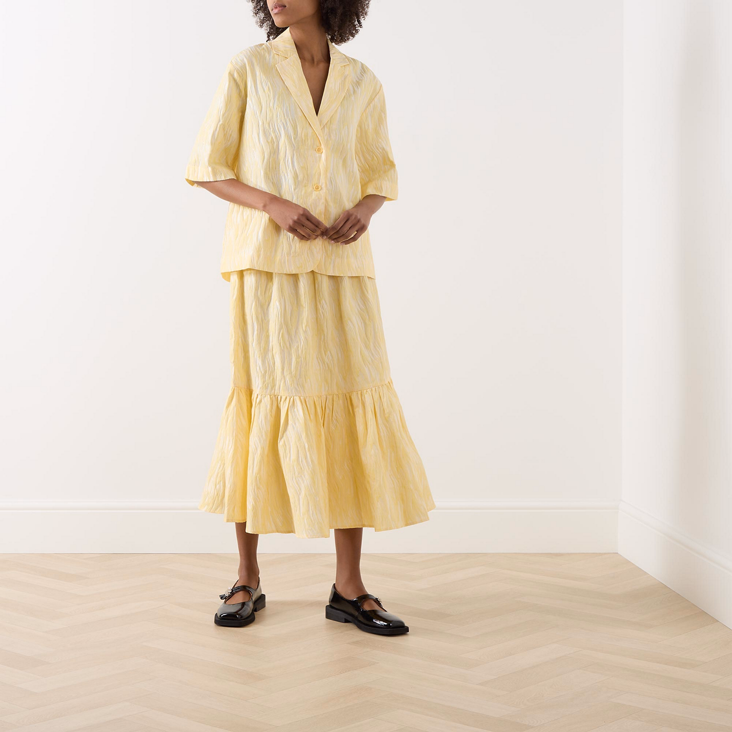 Bex Jacquard Wave Skirt