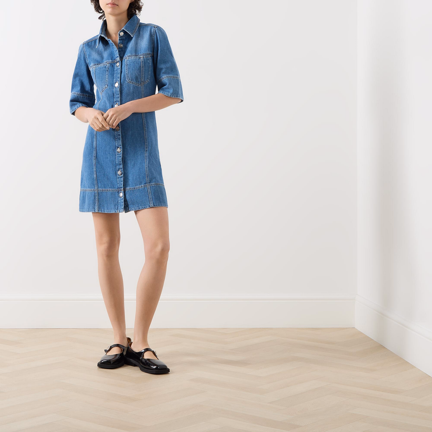 Cabina Mini Denim Dress