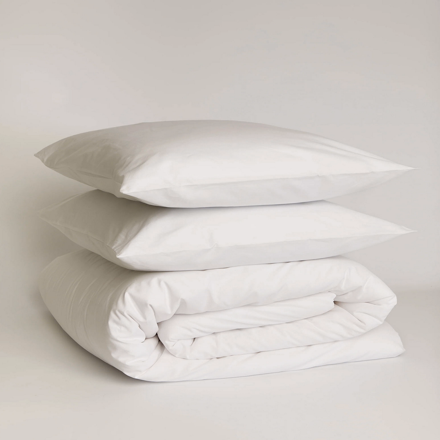 300 Thread Count Classic White Sateen Duvet Cover