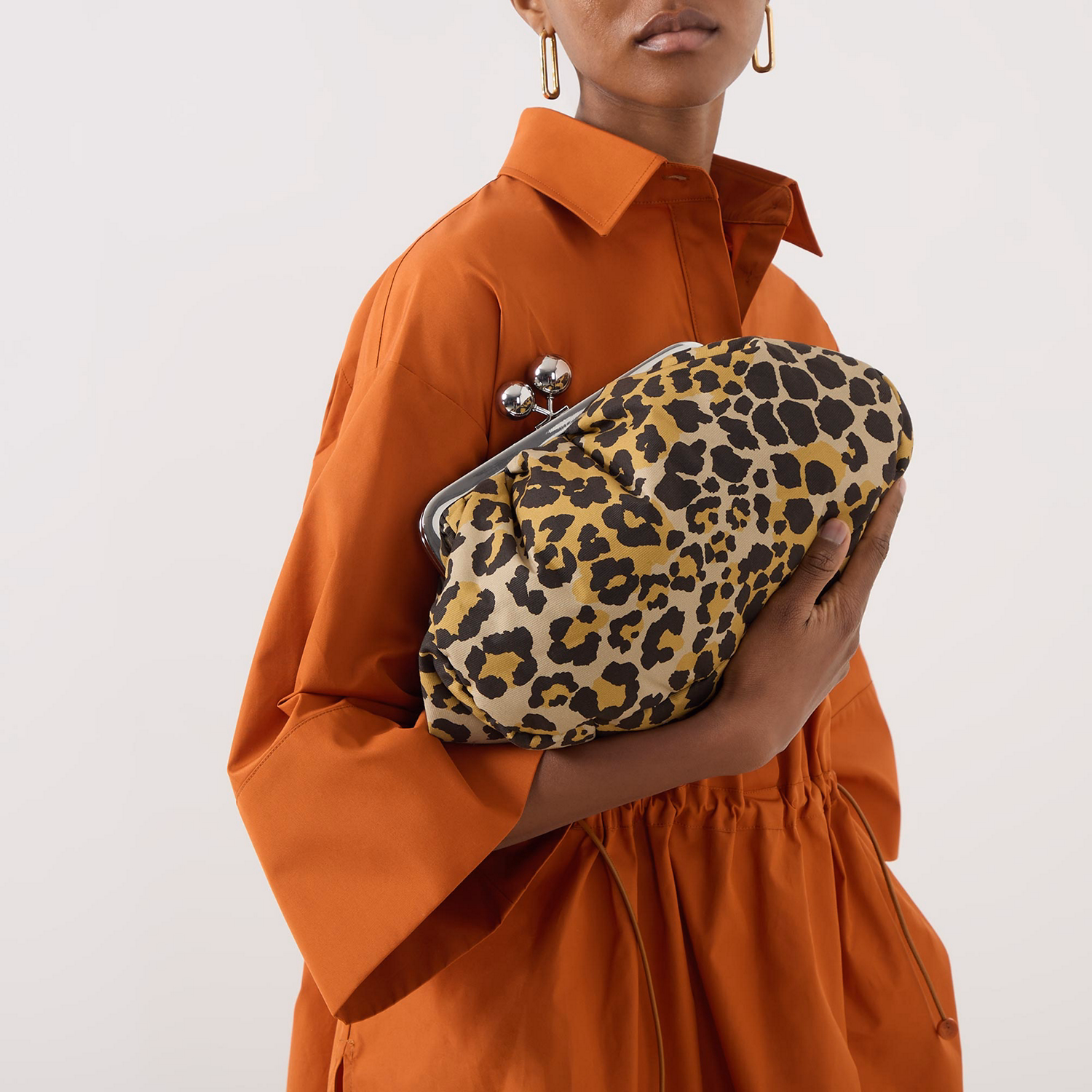 Adorato Leopard Clutch