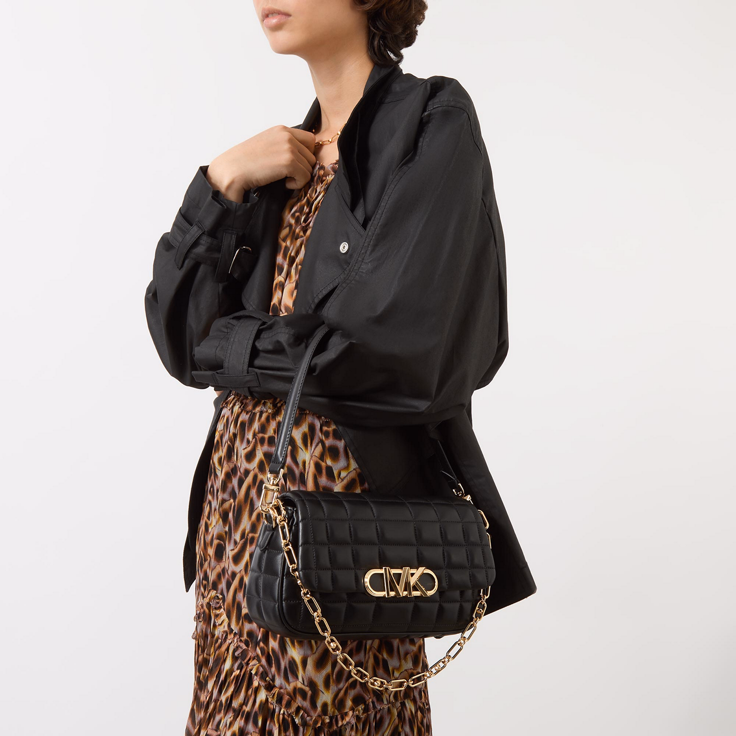 Parker Quilted Convertible Shoulder Bag