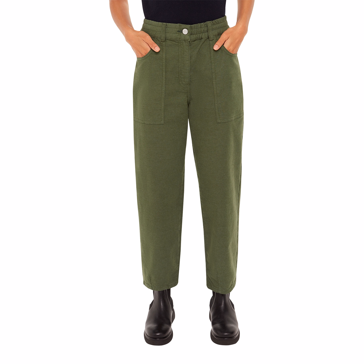 Tessa Mid-Rise Casual Trousers