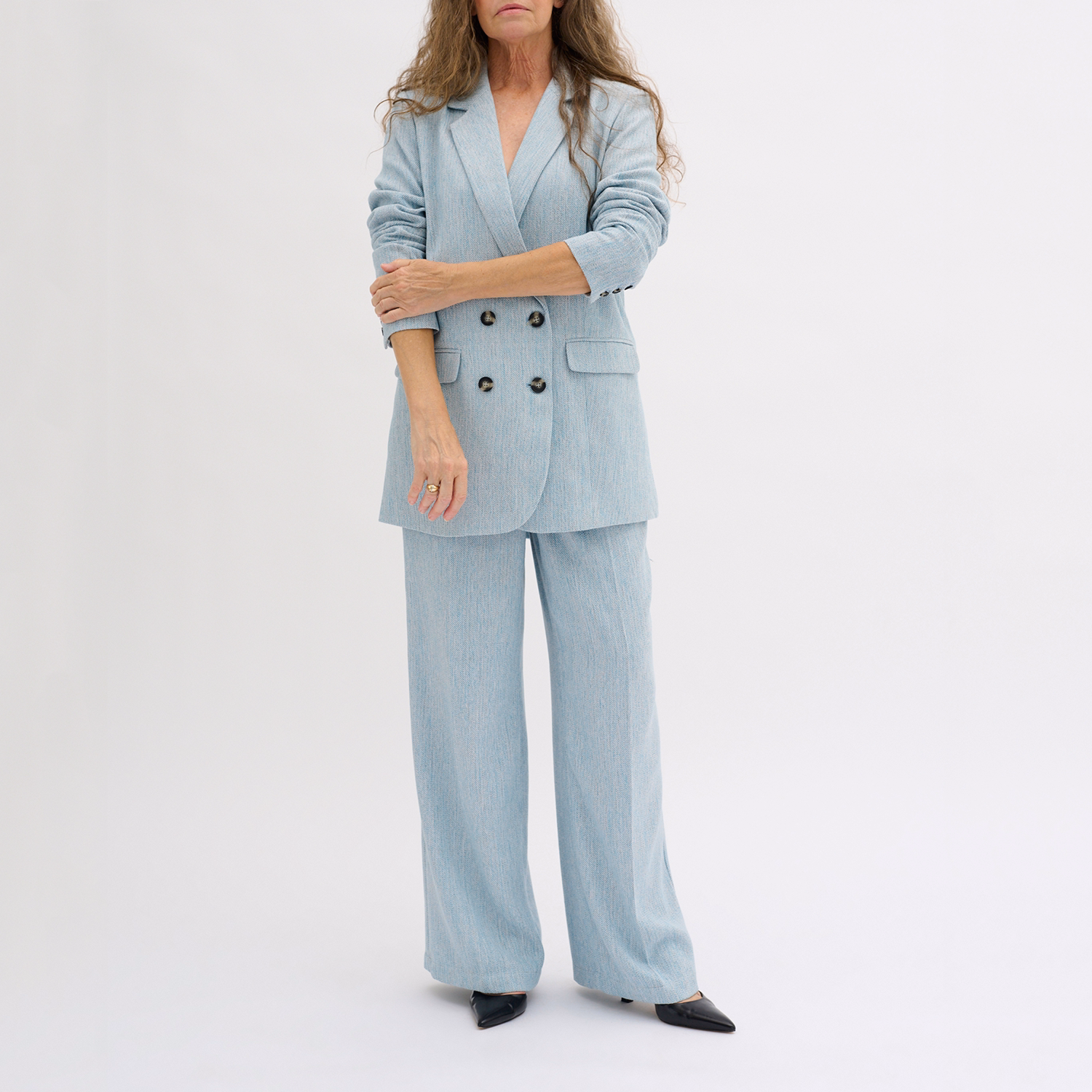 Elisa Double-Breasted Blazer